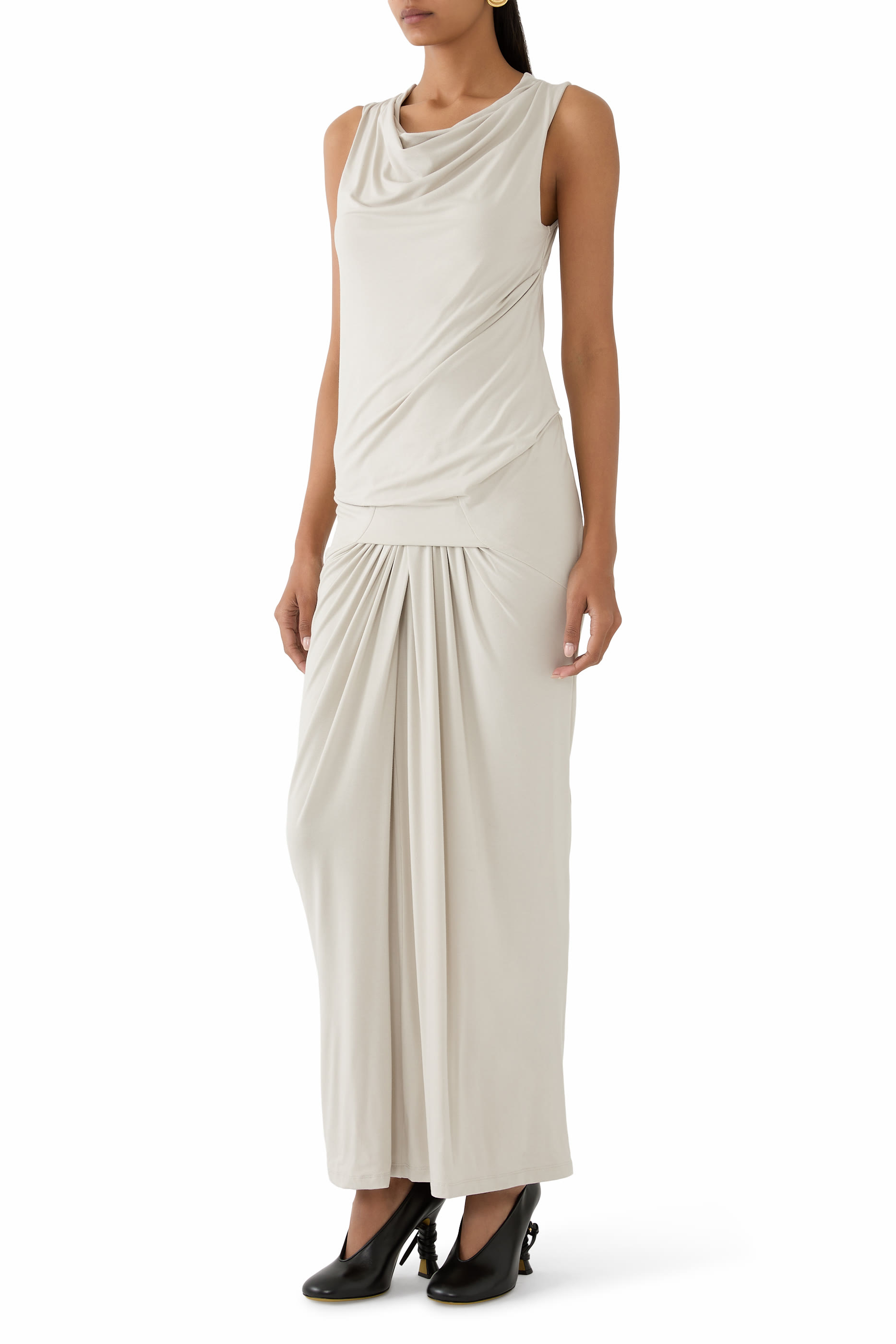 Drape Maxi Dress
