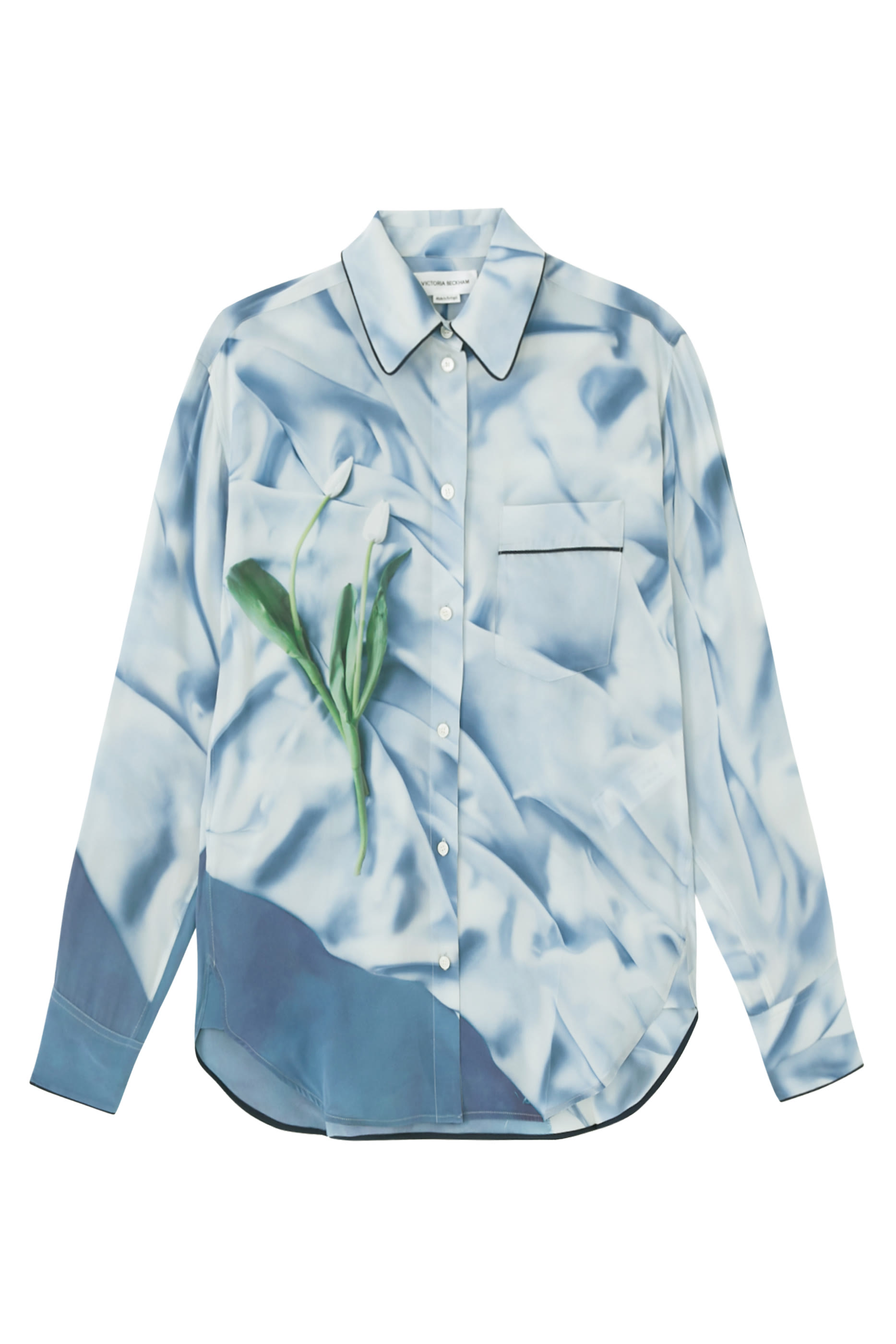 Piping Detail Pajama Shirt