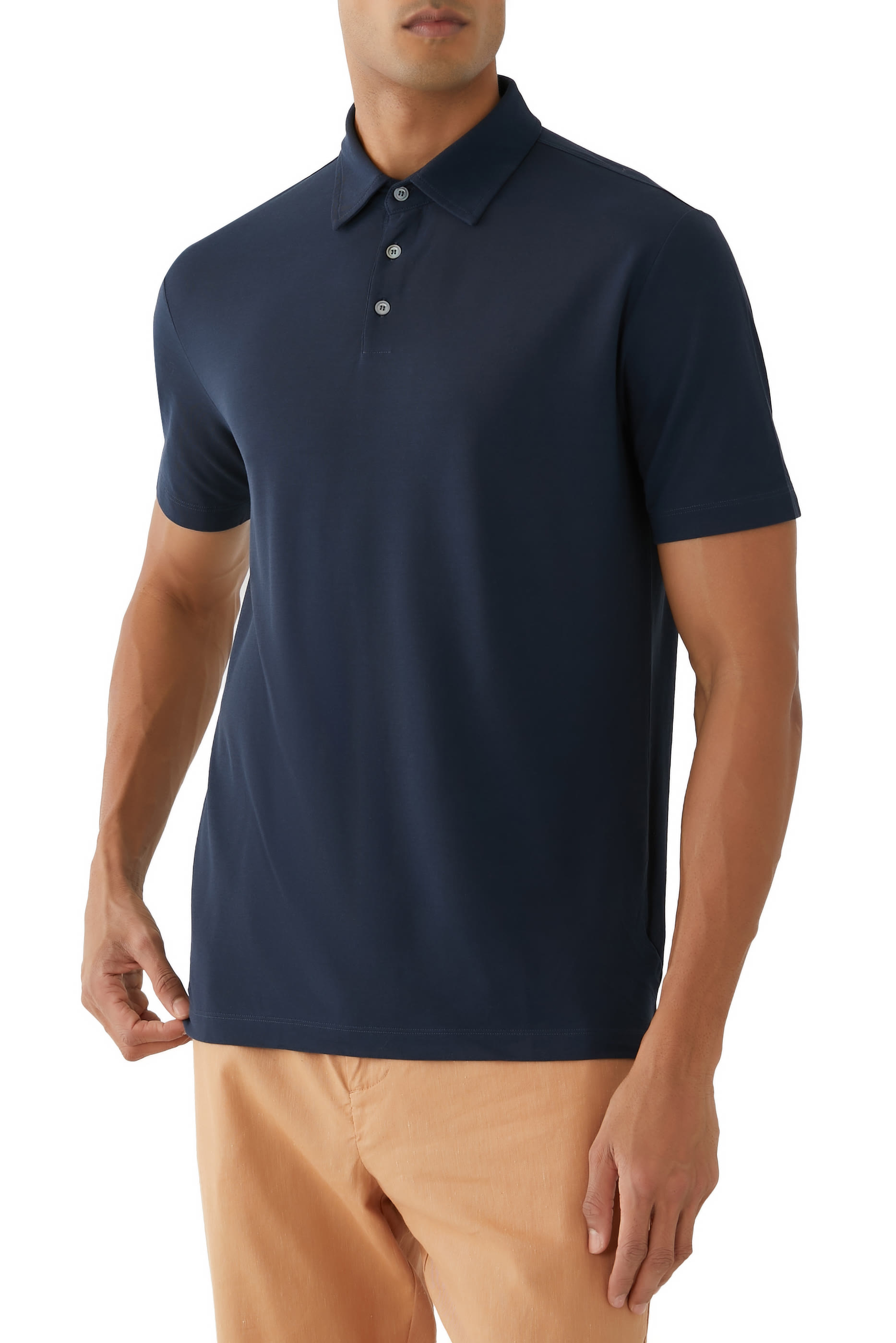 Slim Fit Organic IceCotton Polo Shirt