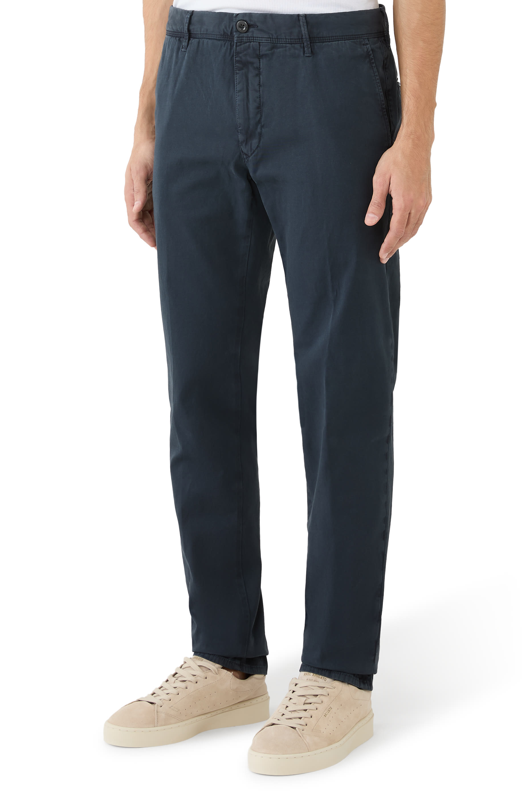 Slim-Fit Wool Trousers
