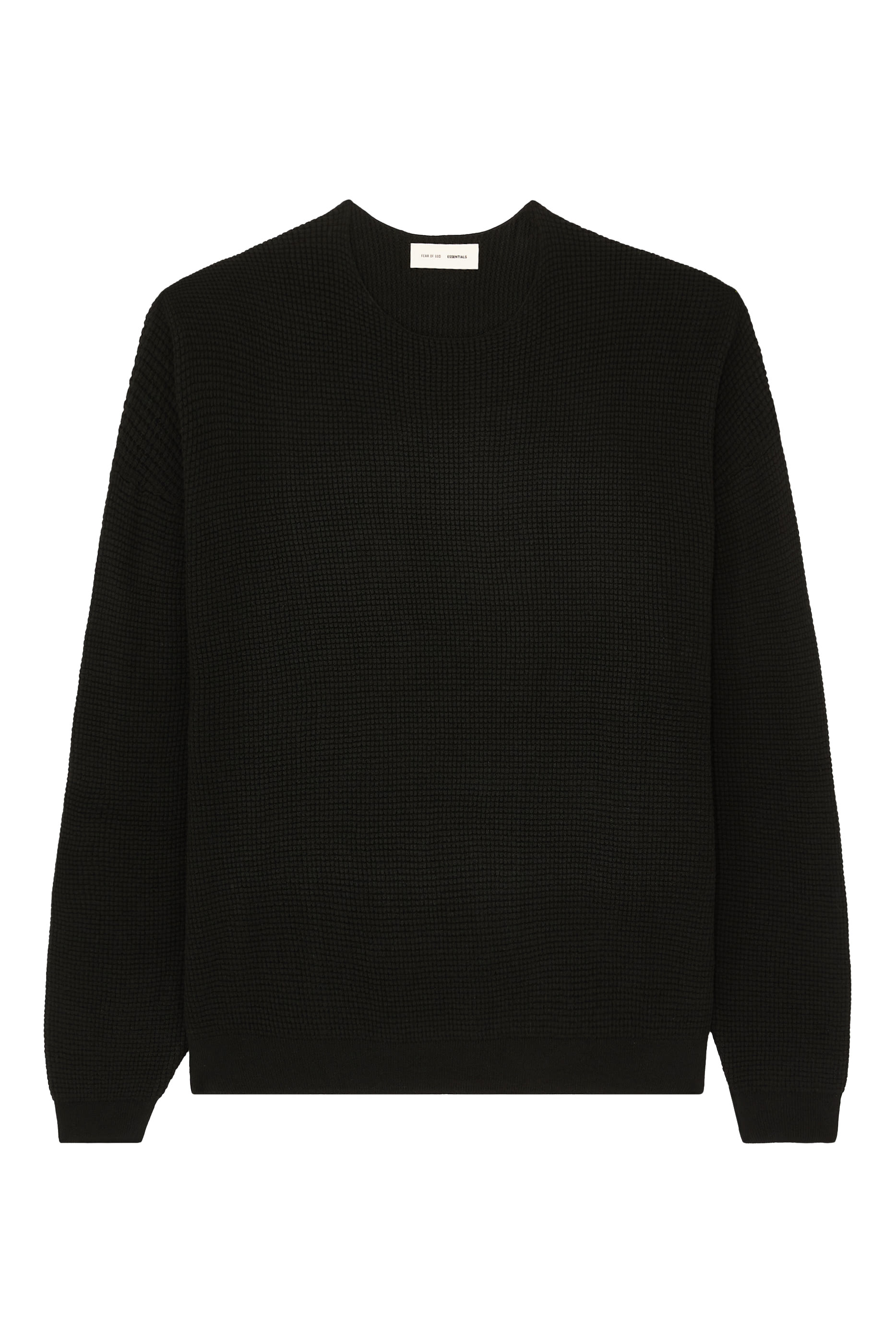 Waffle Crewneck Sweater