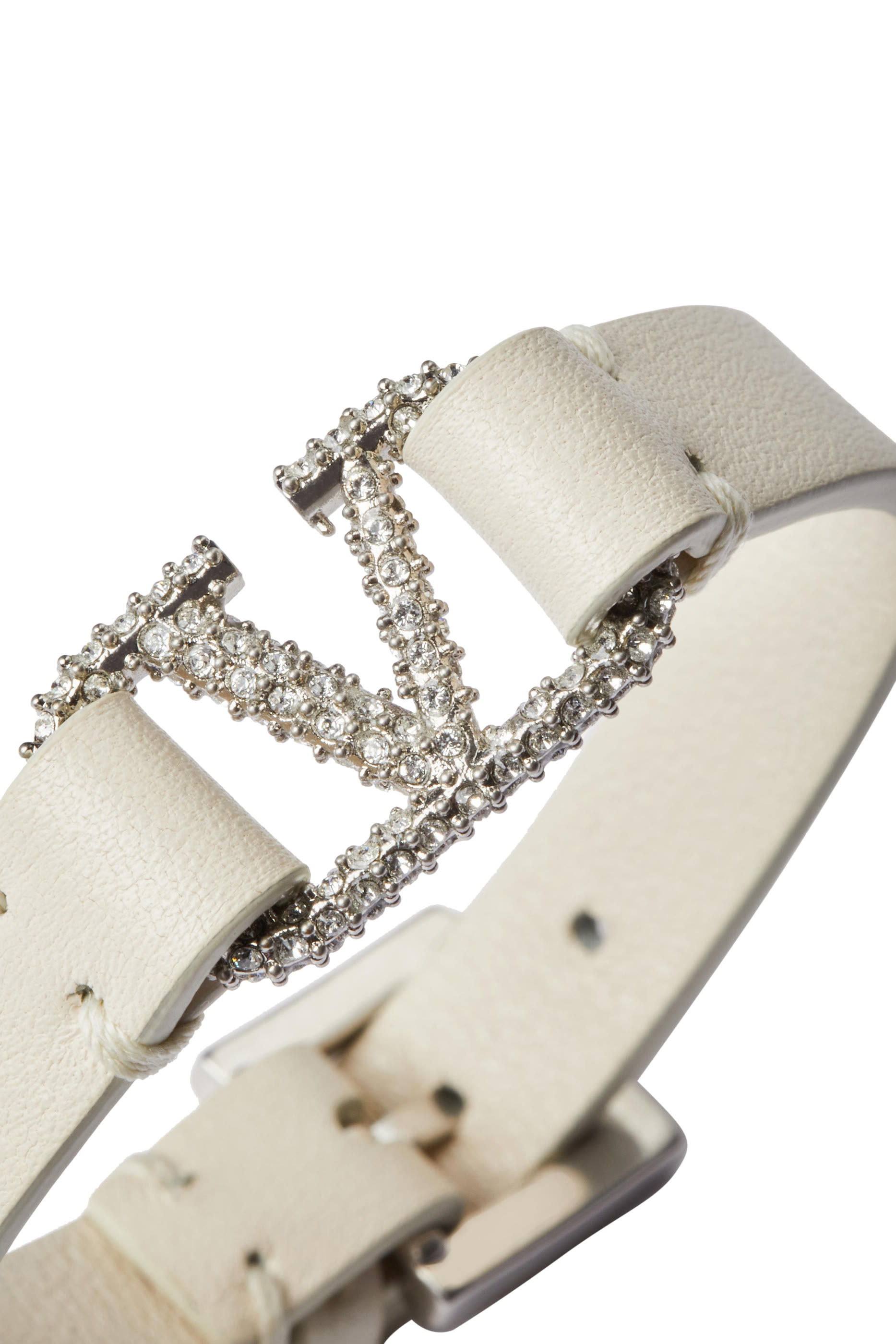  VLogo Signature Leather Bracelet