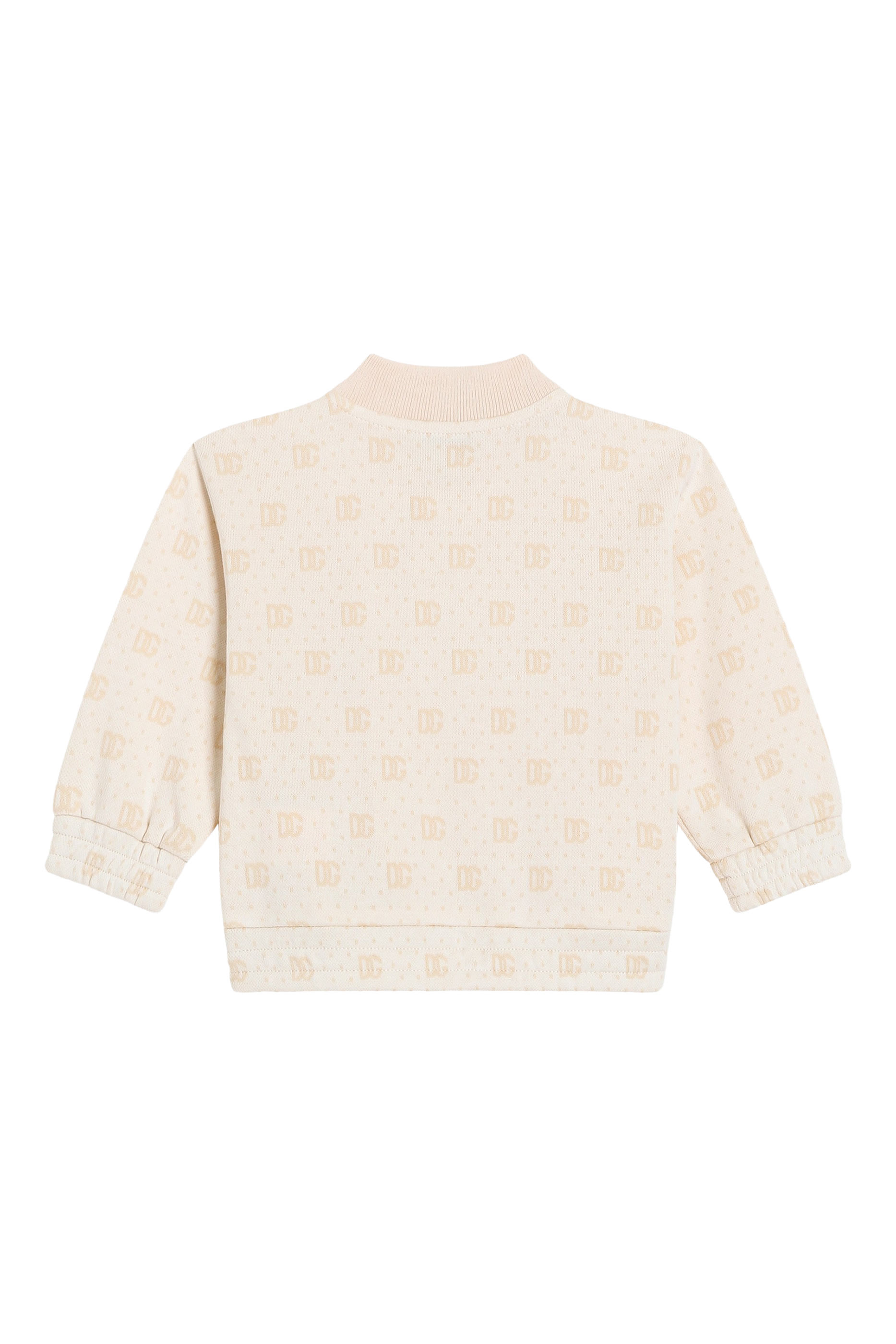 Kids DG Jacquard and Polka Dot Sweatshirt