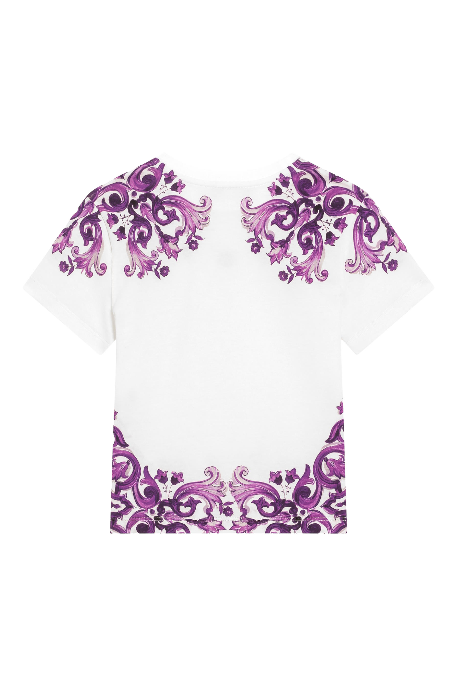 Kids Majolica-Print Short-Sleeved Jersey T-Shirt