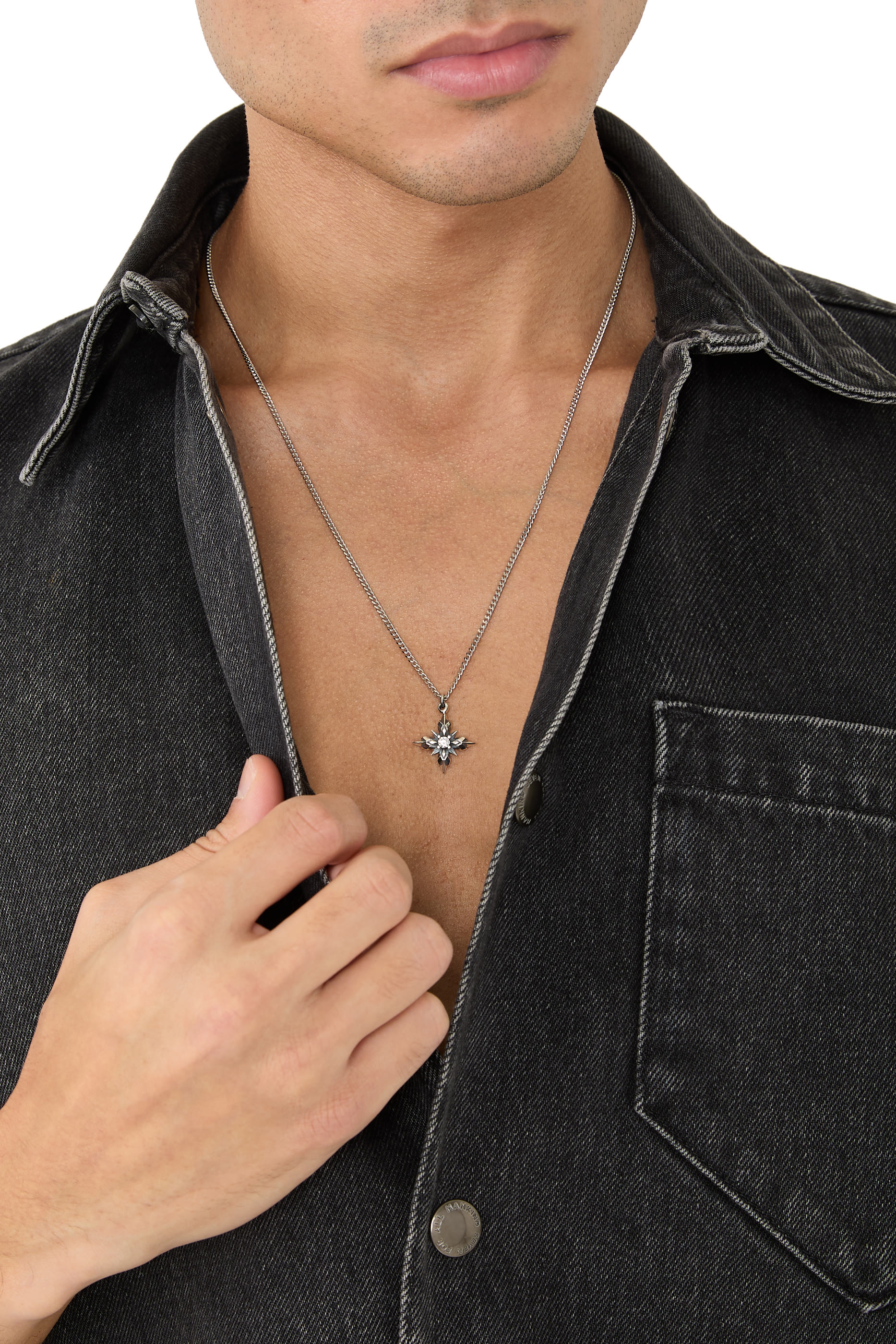 Stella Ventis Necklace, Sterling Silver & Zirconia