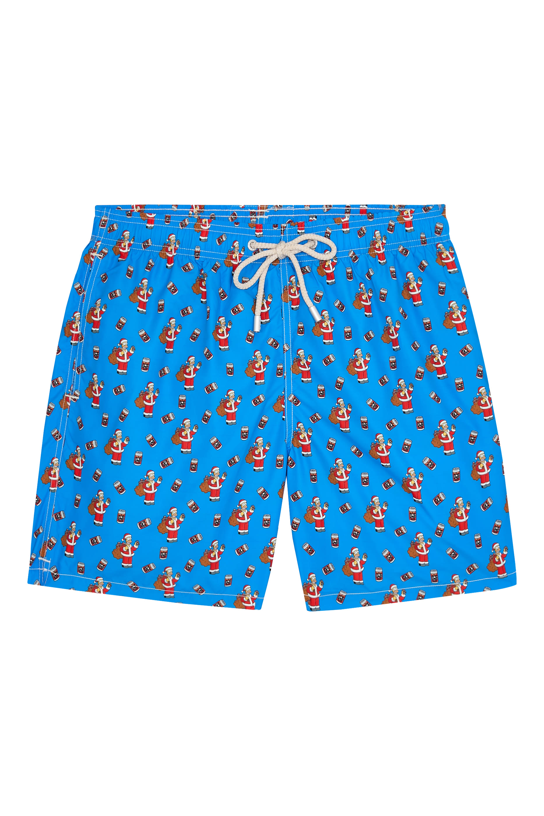 Fantasy Homer Santa Swim Shorts