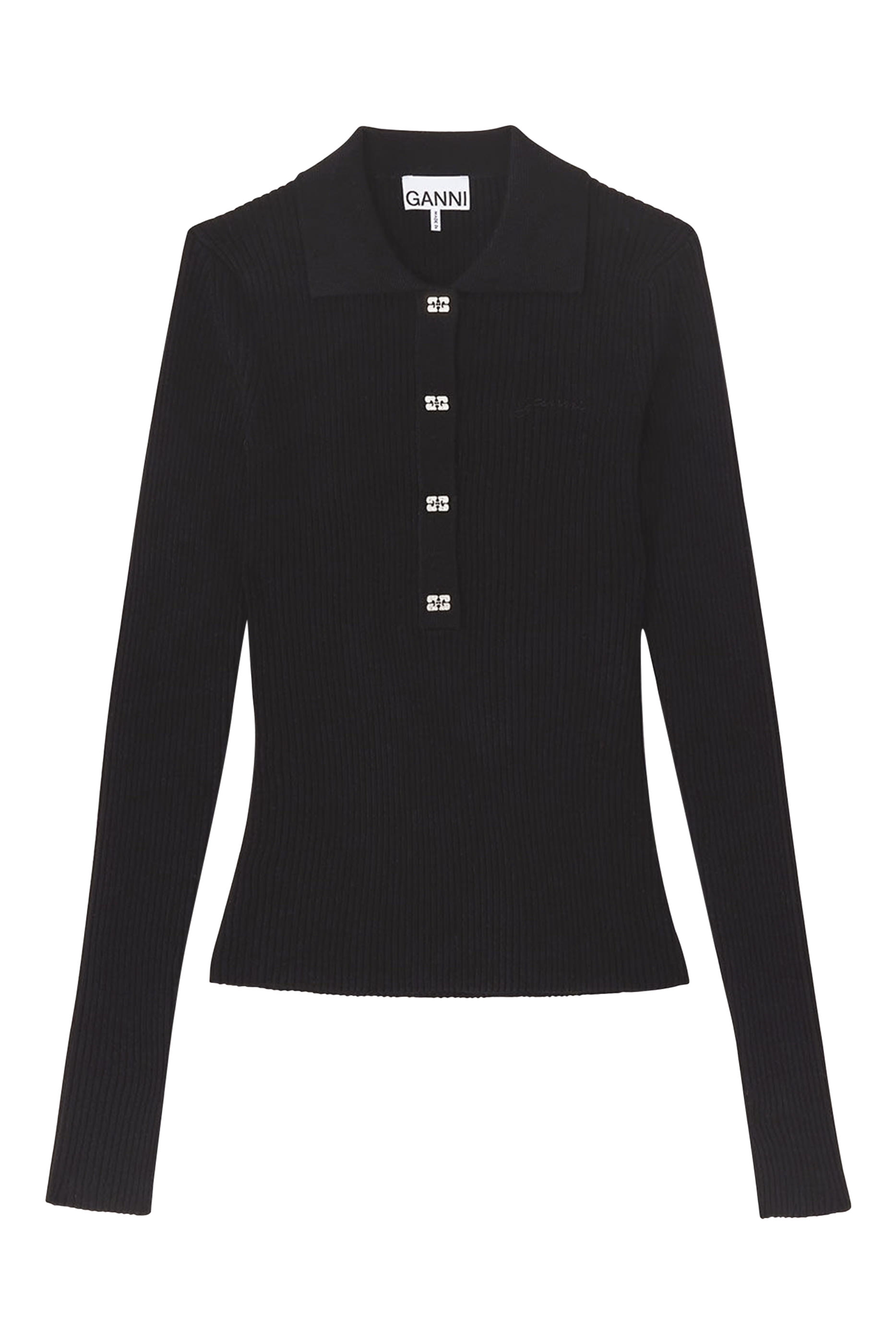 Fine Sequin Knitted Polo