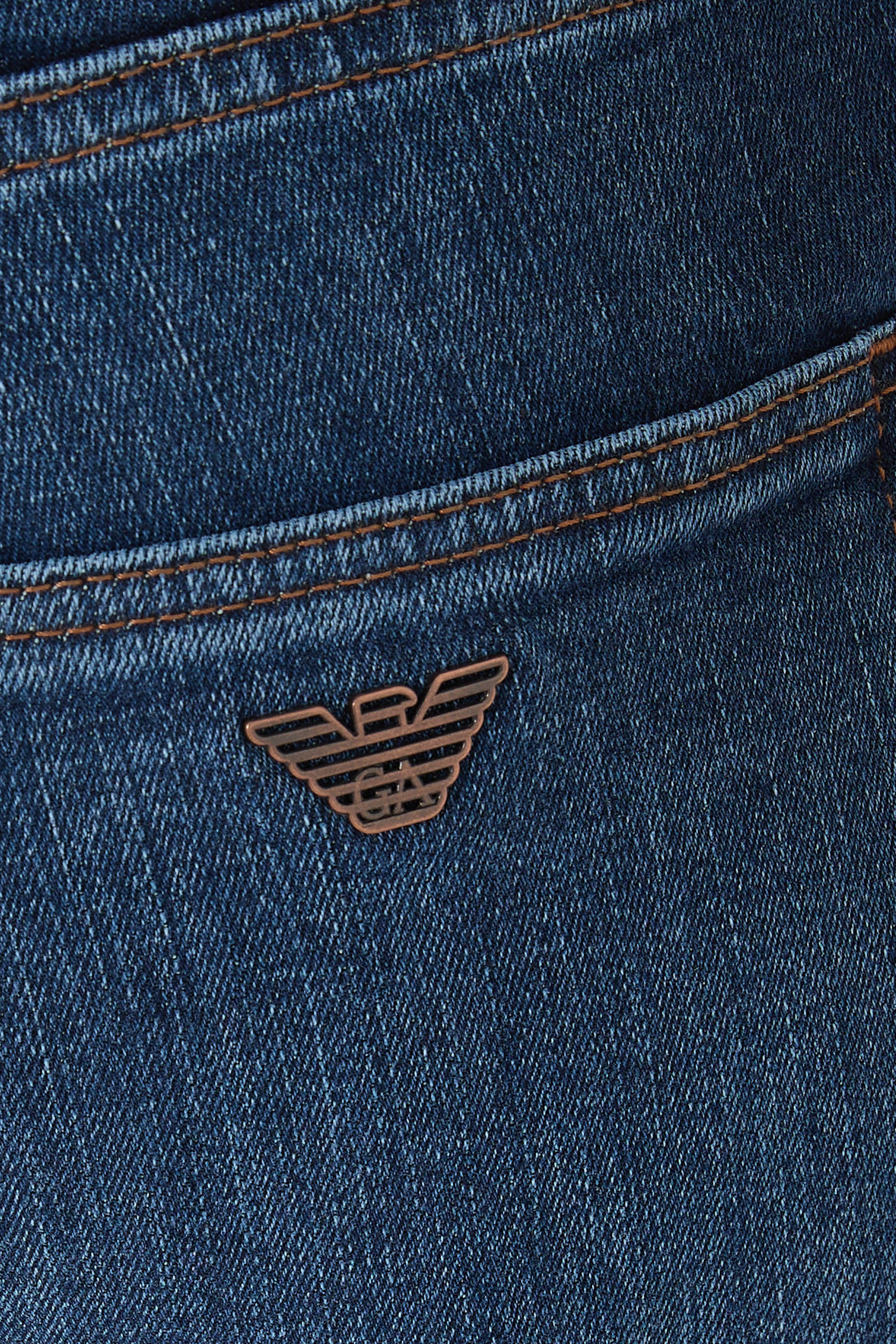 Denim Straight-Fit Pants