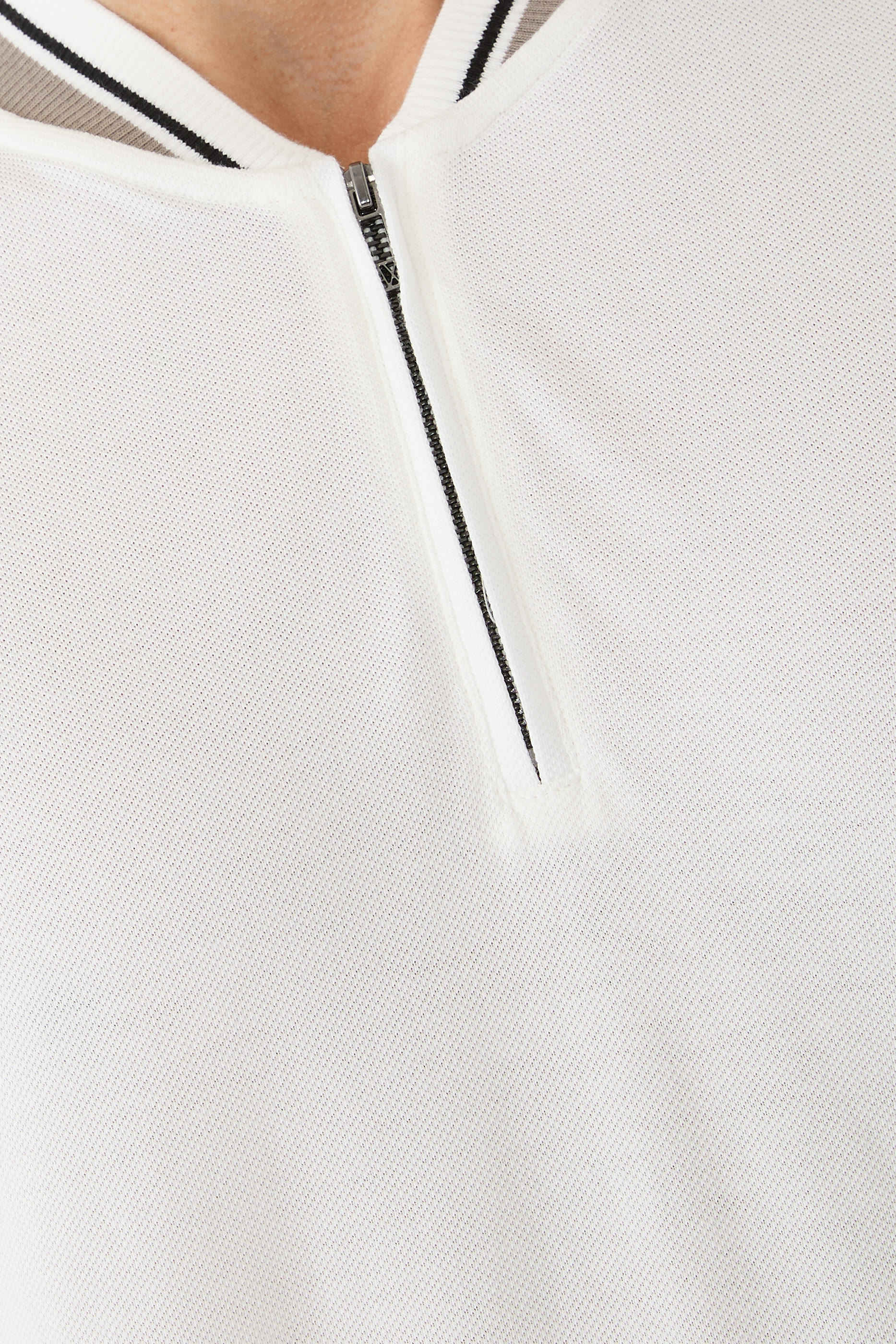 Logo Half-Zip Polo Shirt