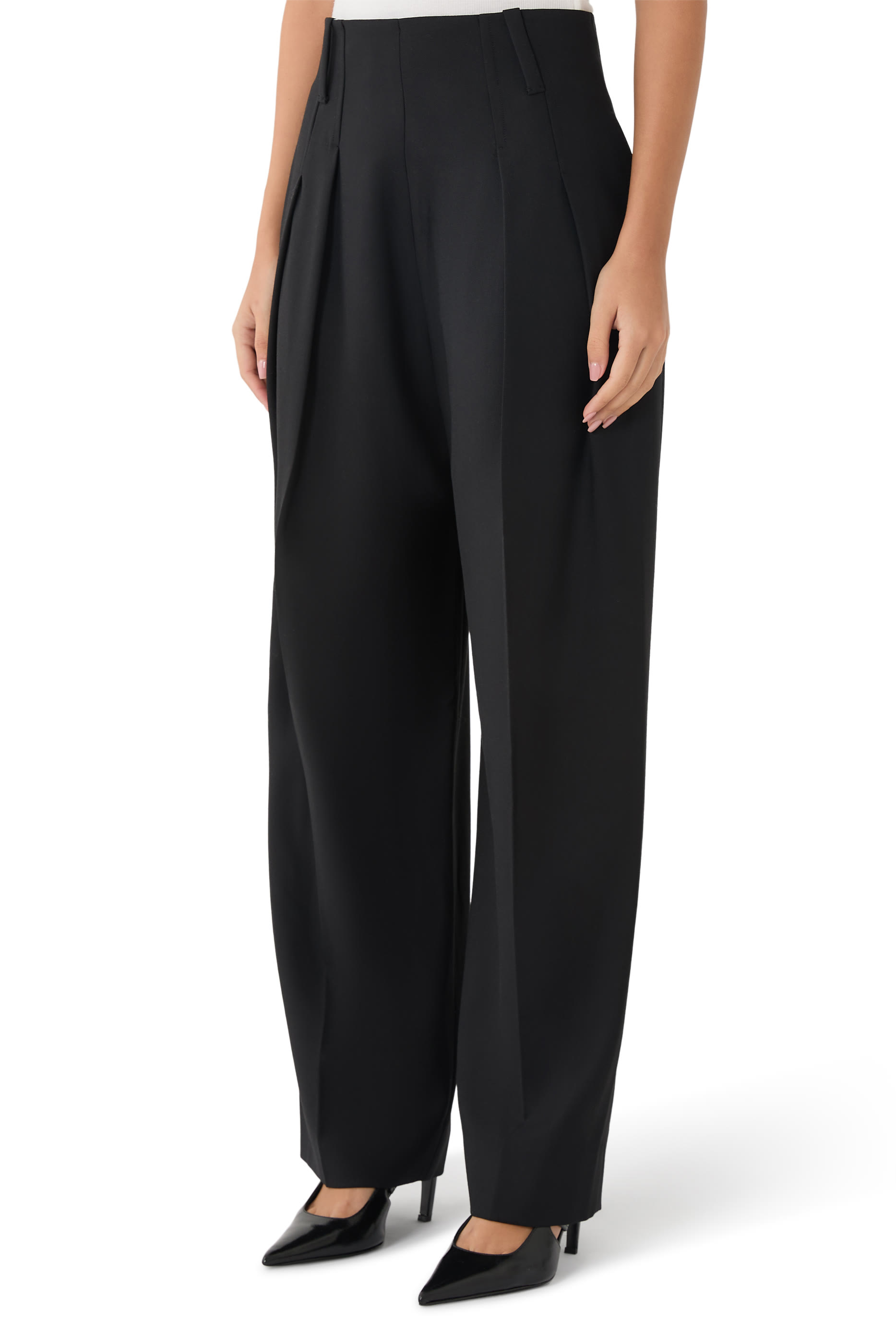 High Waisted Cinched Trousers