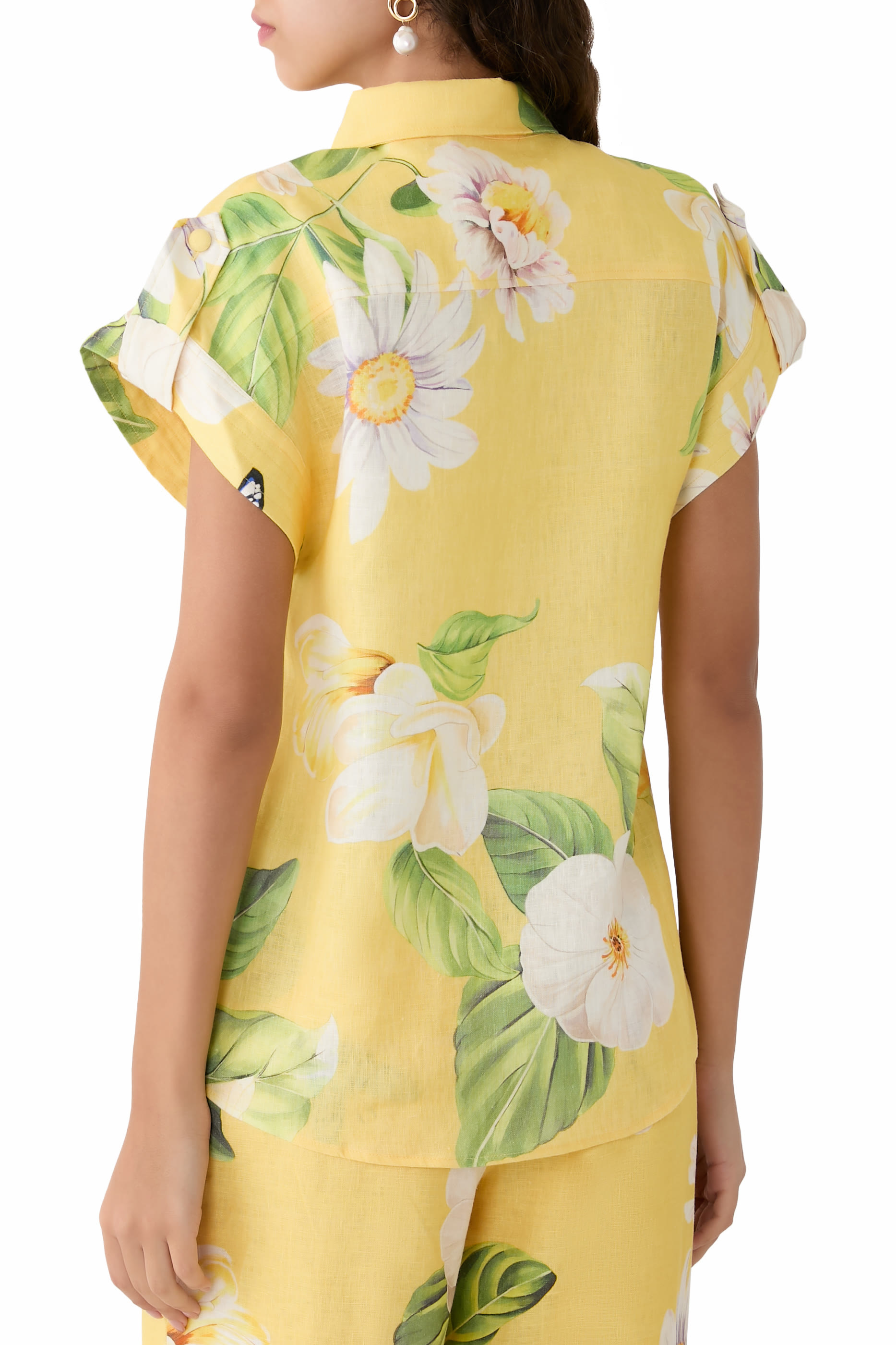 Catarina Blouse - Joie Print in Sunshine