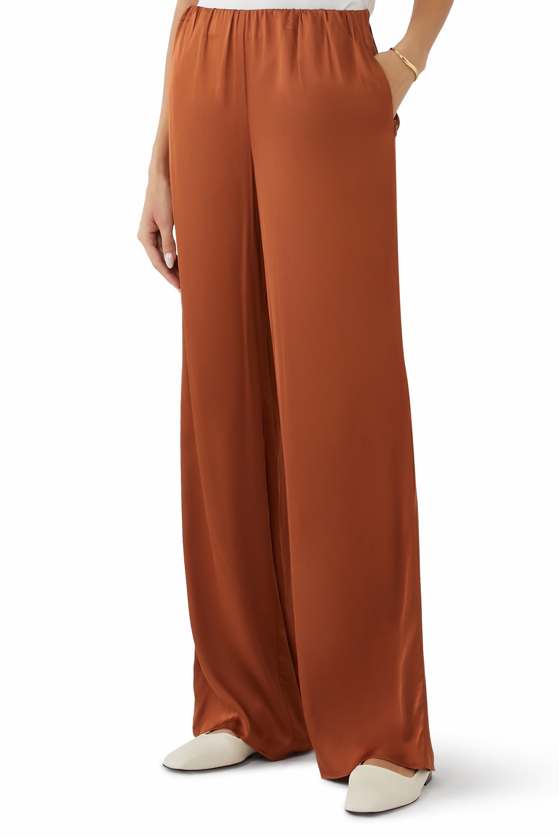 Satin Pull-On Pant 