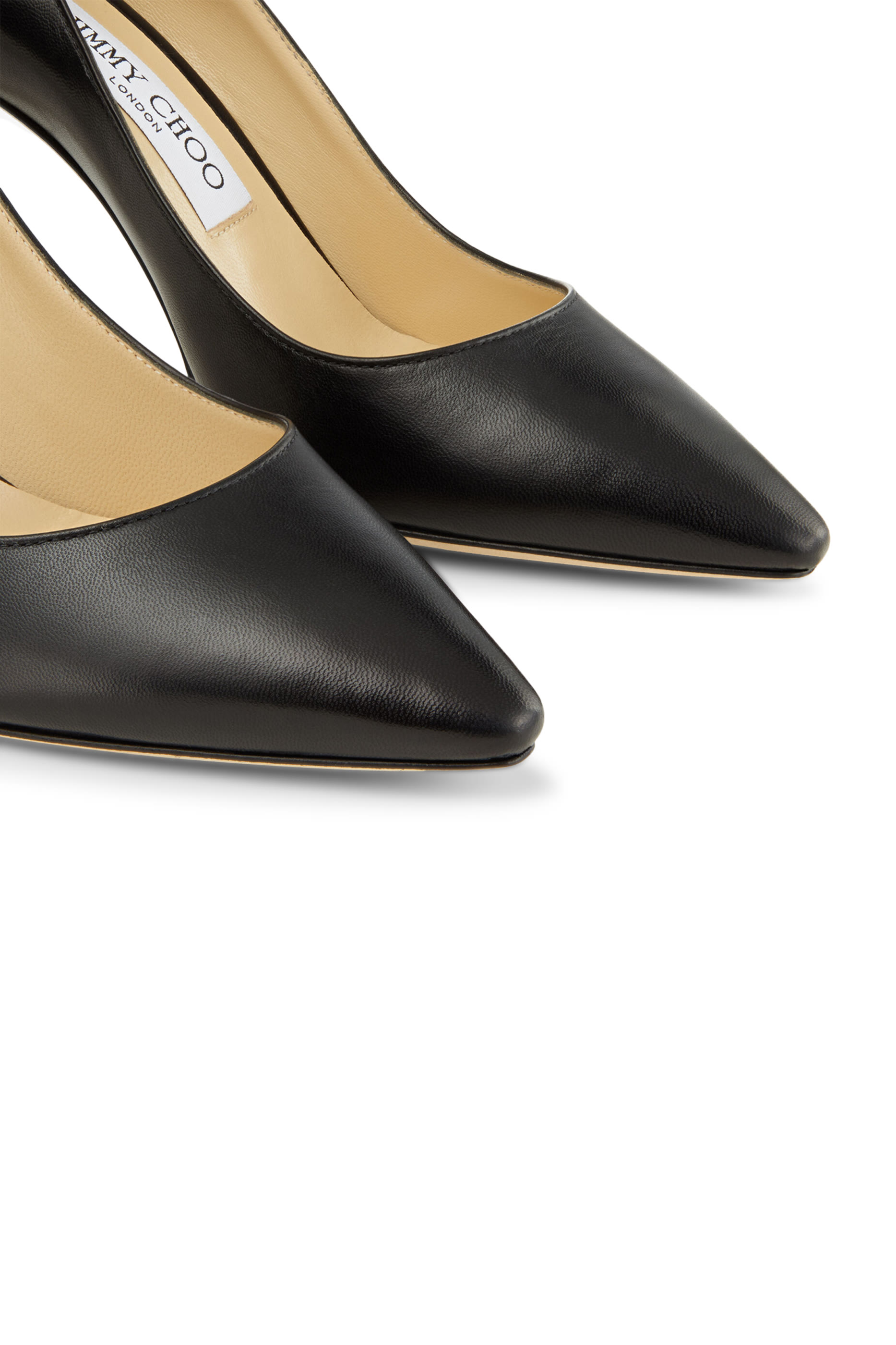 Romy 85-Kid Leather Pointy Toe Pumps