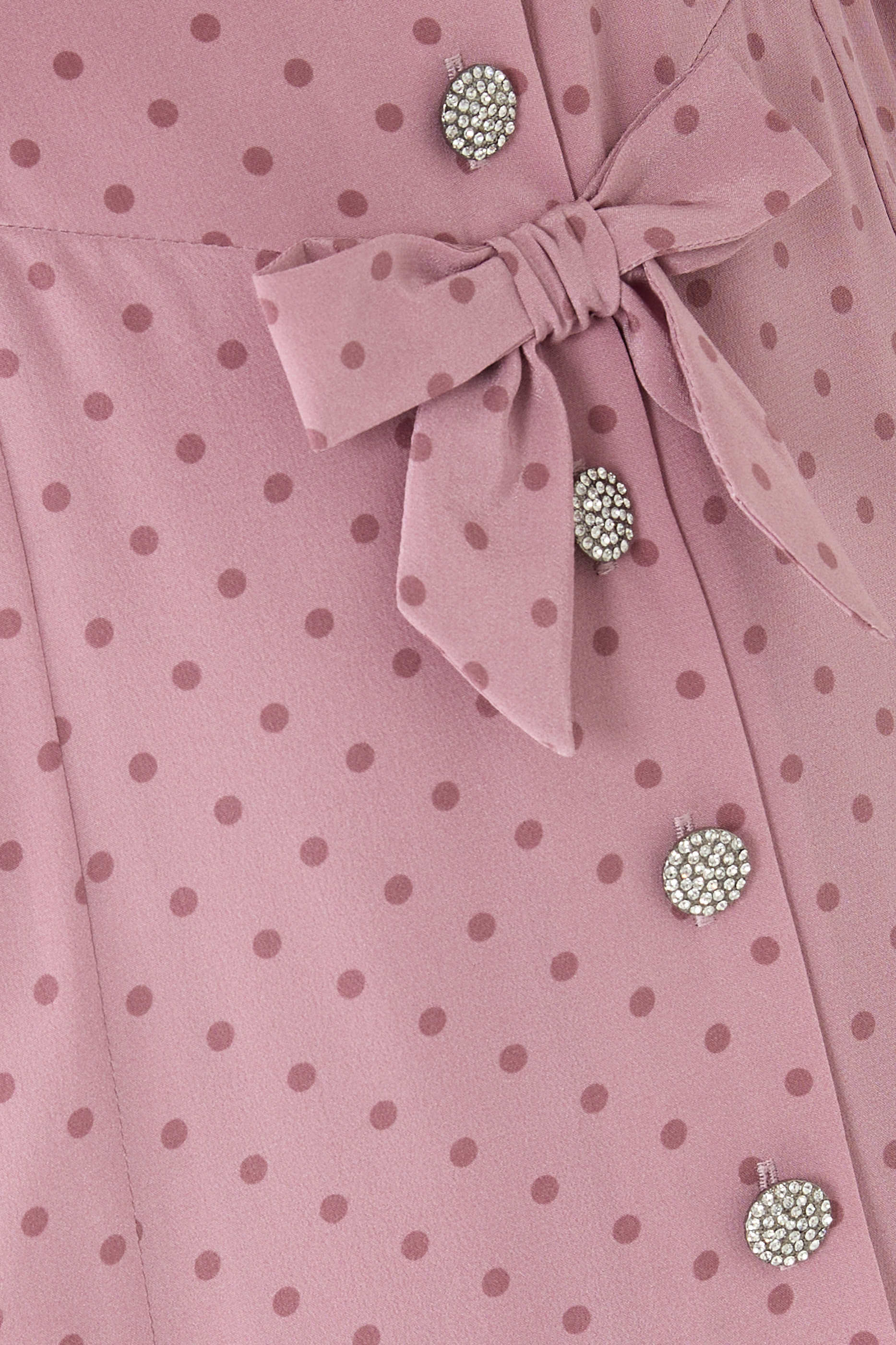 Polka Dot Ruffles Midi Dress
