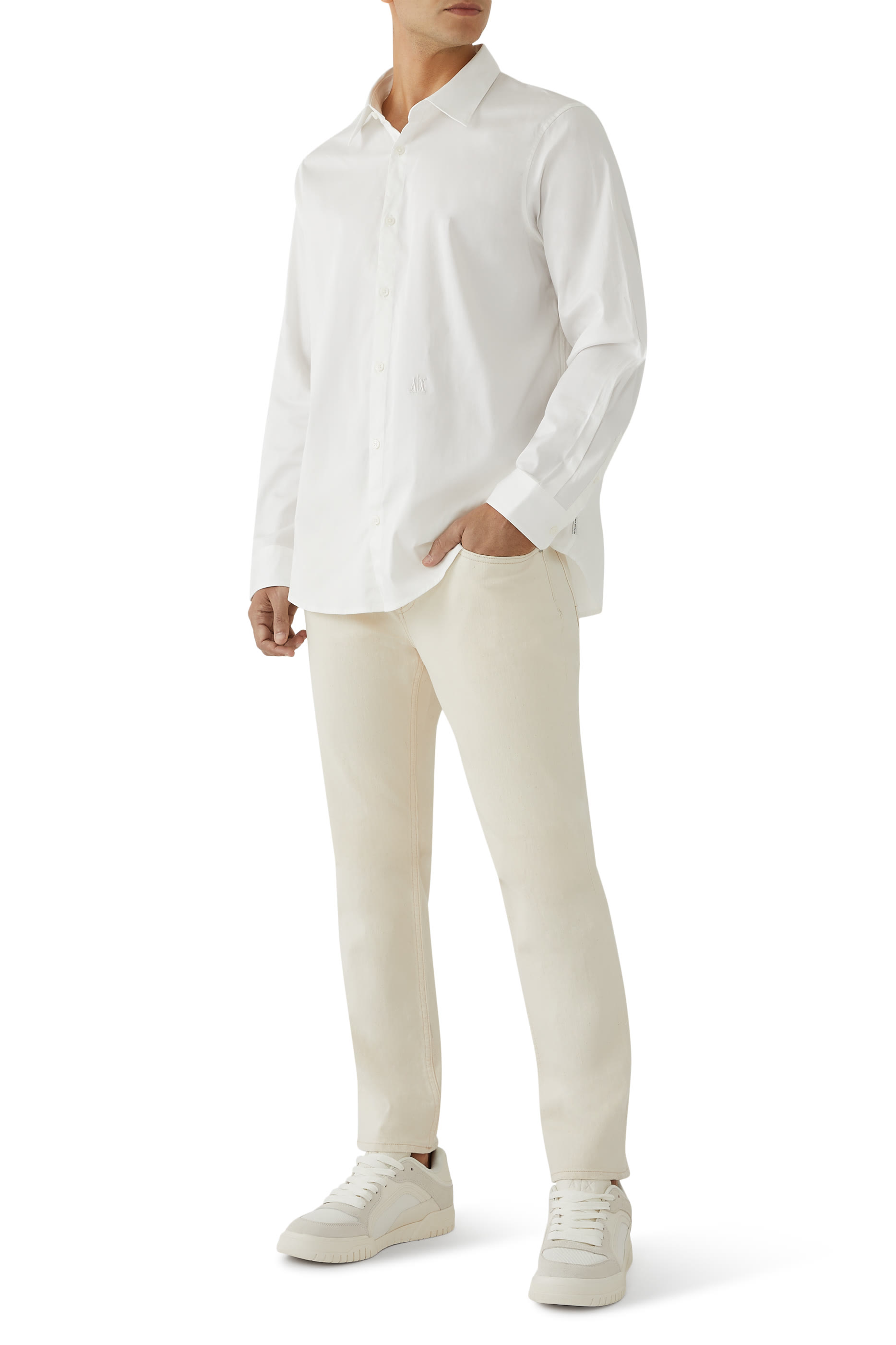 ASV Regular Fit Stretch Cotton Jersey Shirt