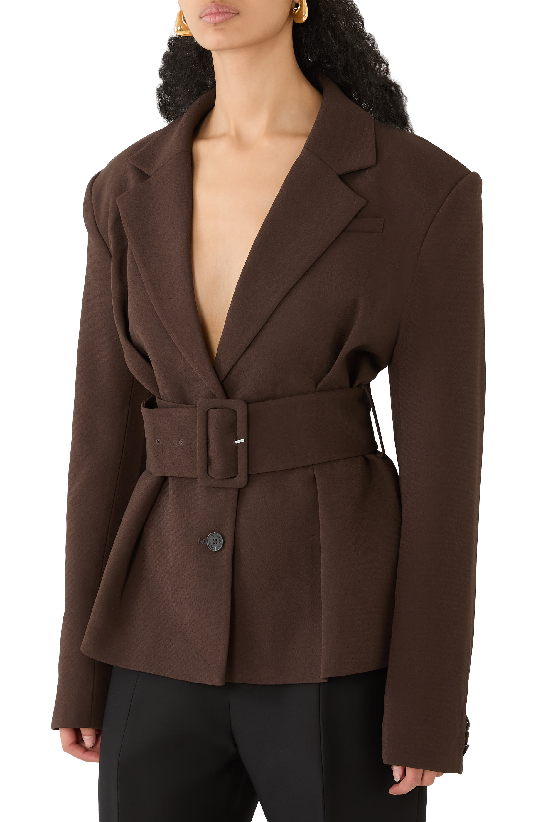 Suiting Belted Blazer