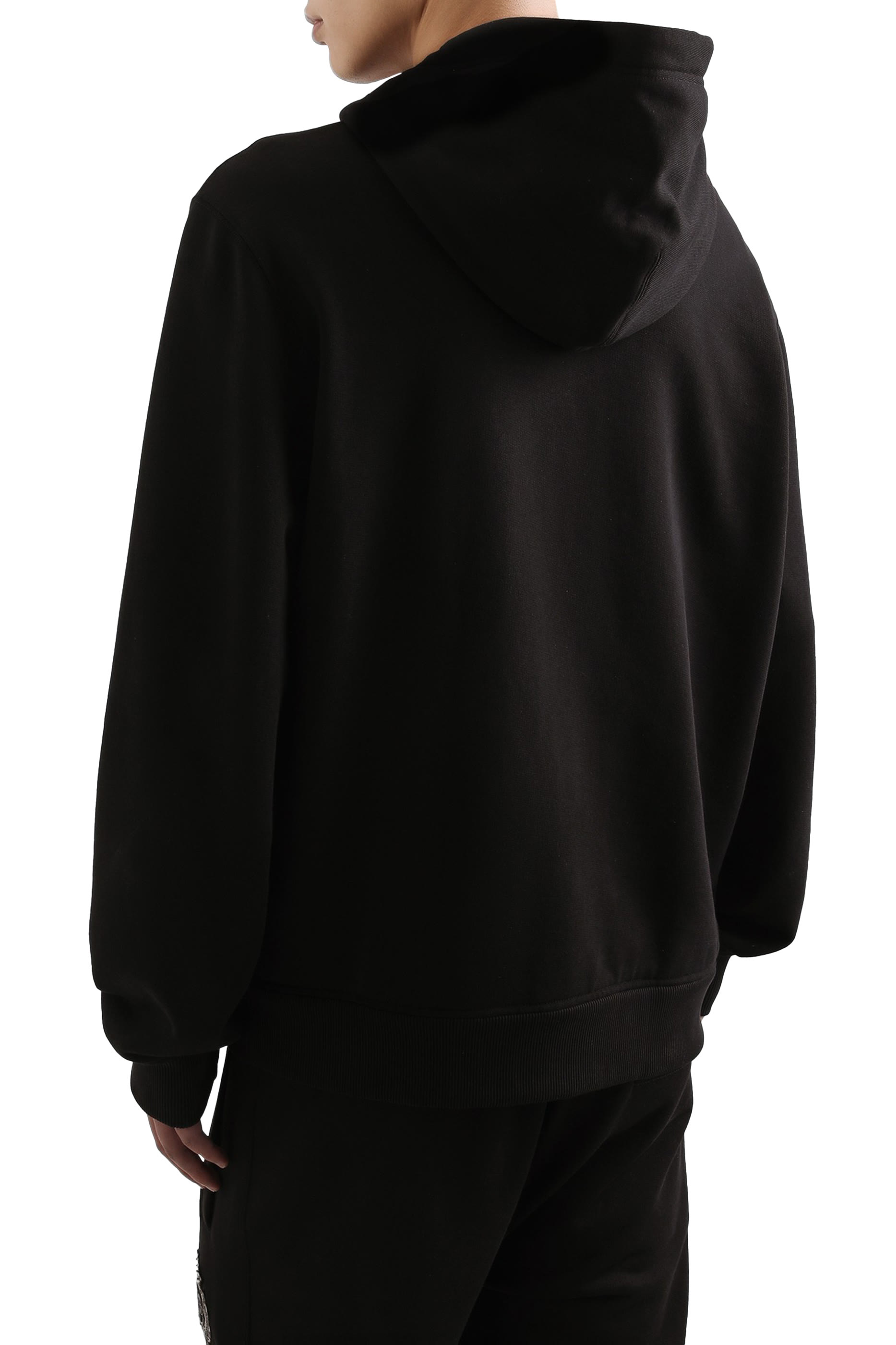 Heraldic Patch Cotton Hoodie