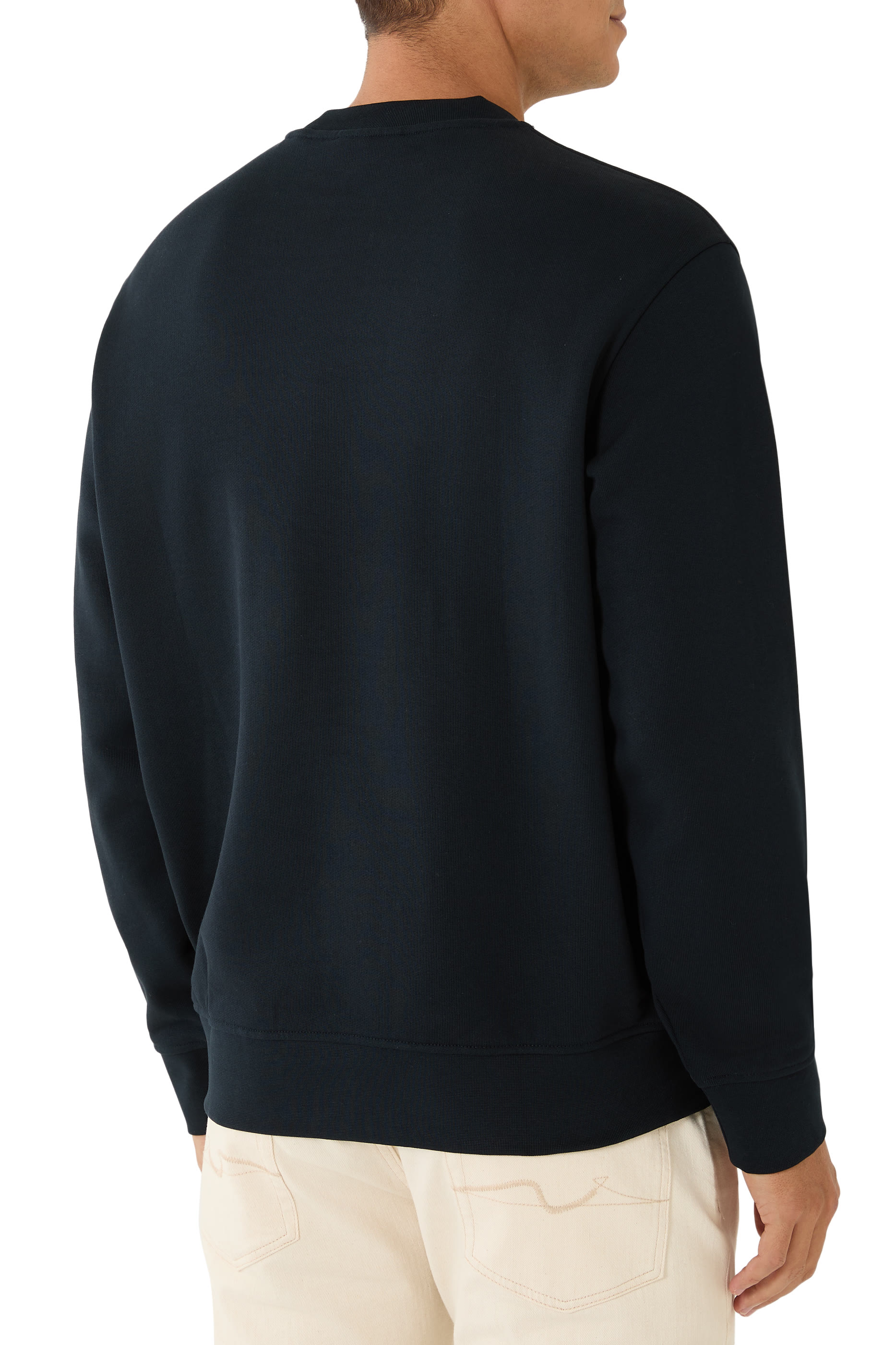 Embroidered Logo French Terry Jersey Sweatshirt