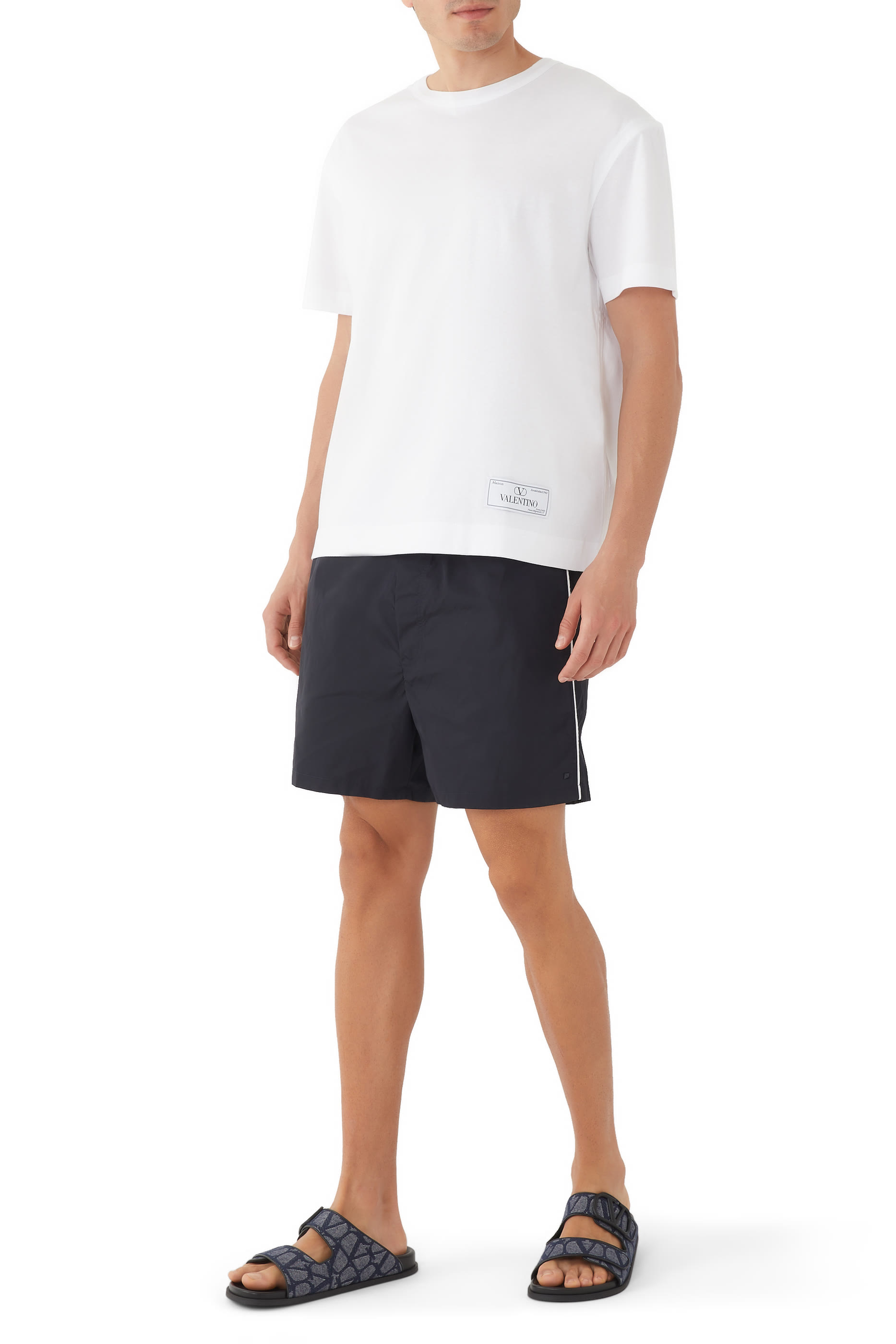 Maison Valentino Label T-Shirt