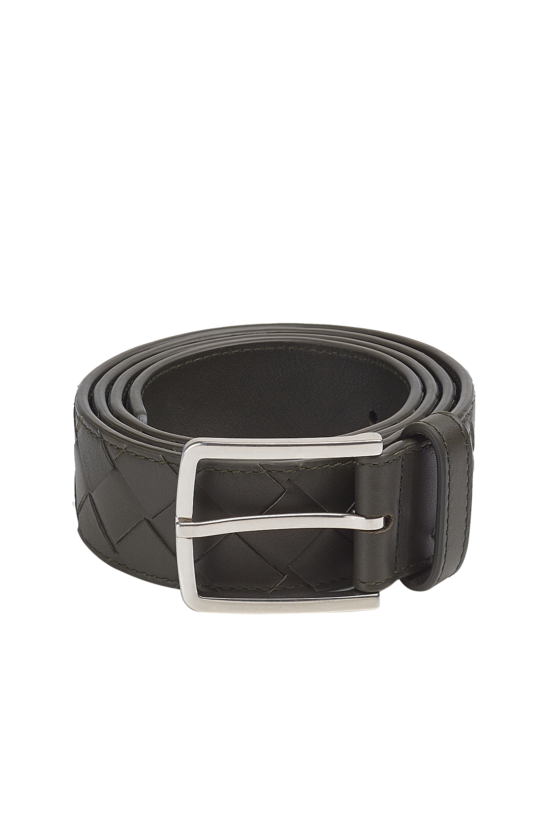 Intrecciato Leather Belt