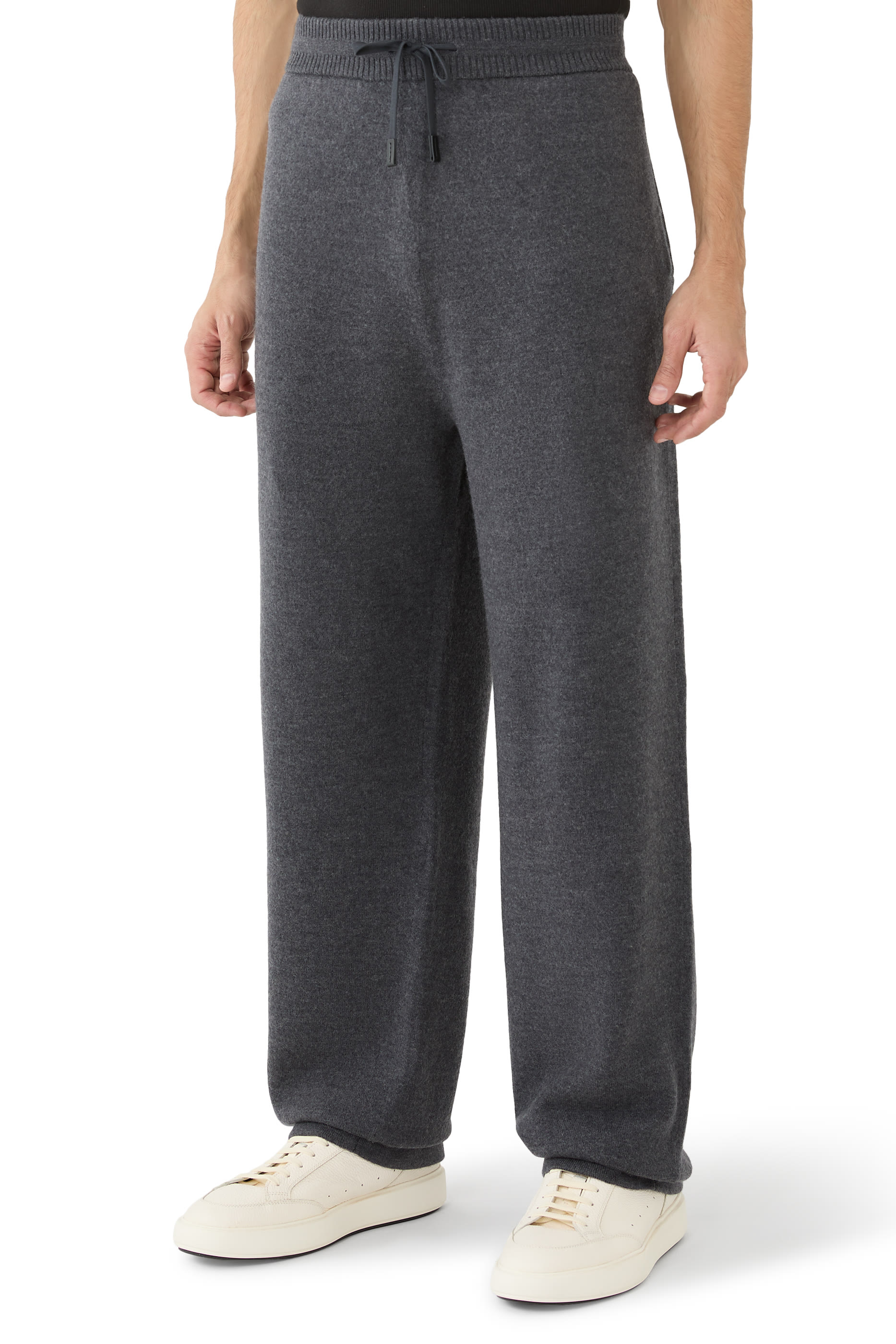 Boiled Wool Joggers