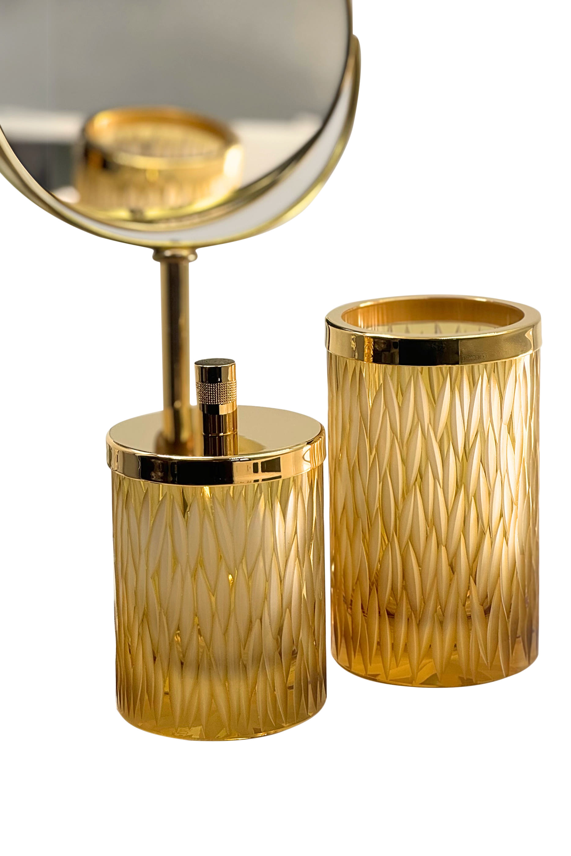 Amber Blaze Cotton Jar