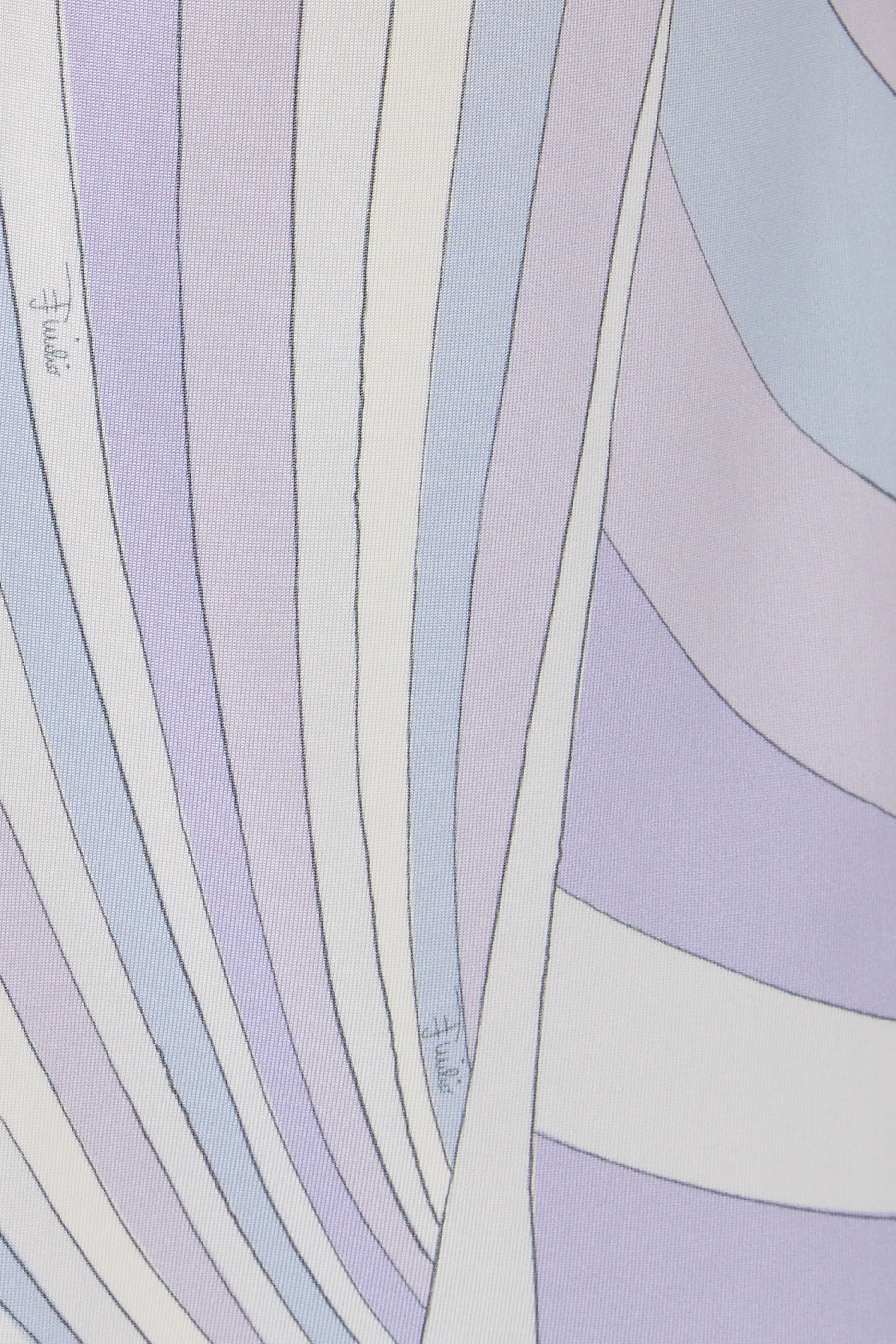 Iride Print Straight Trousers