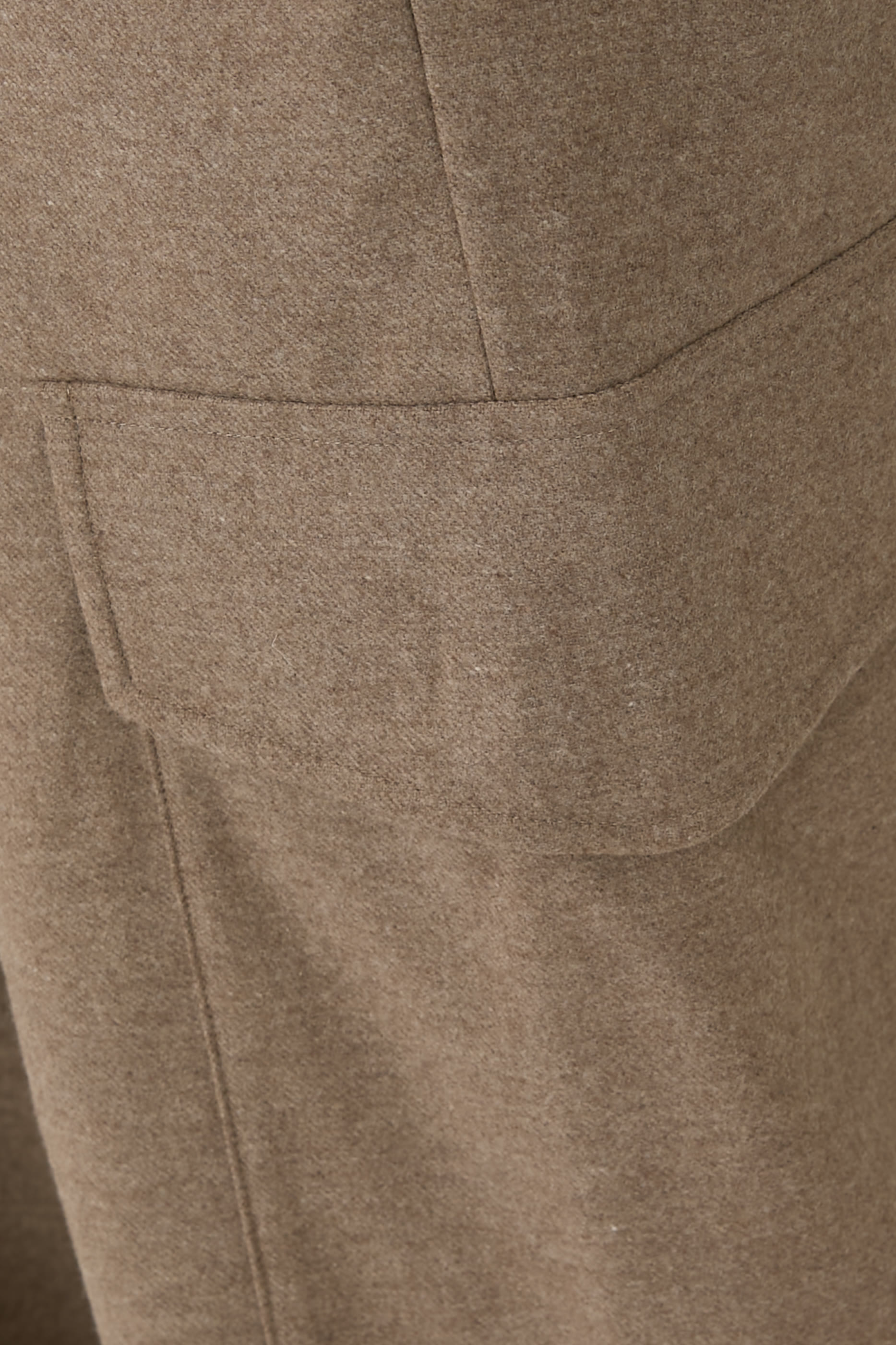 Wool Fulling Flannel Cargo Slacks 