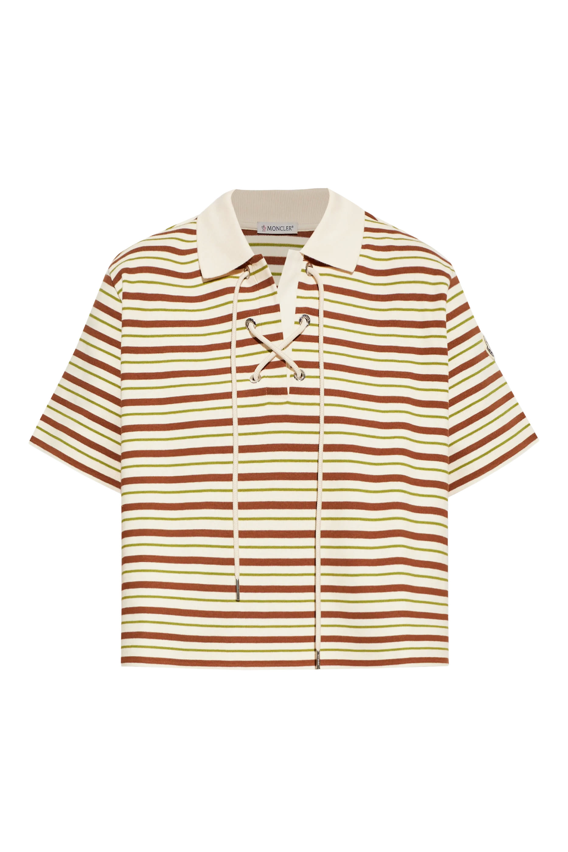 Striped Cotton Polo Shirt