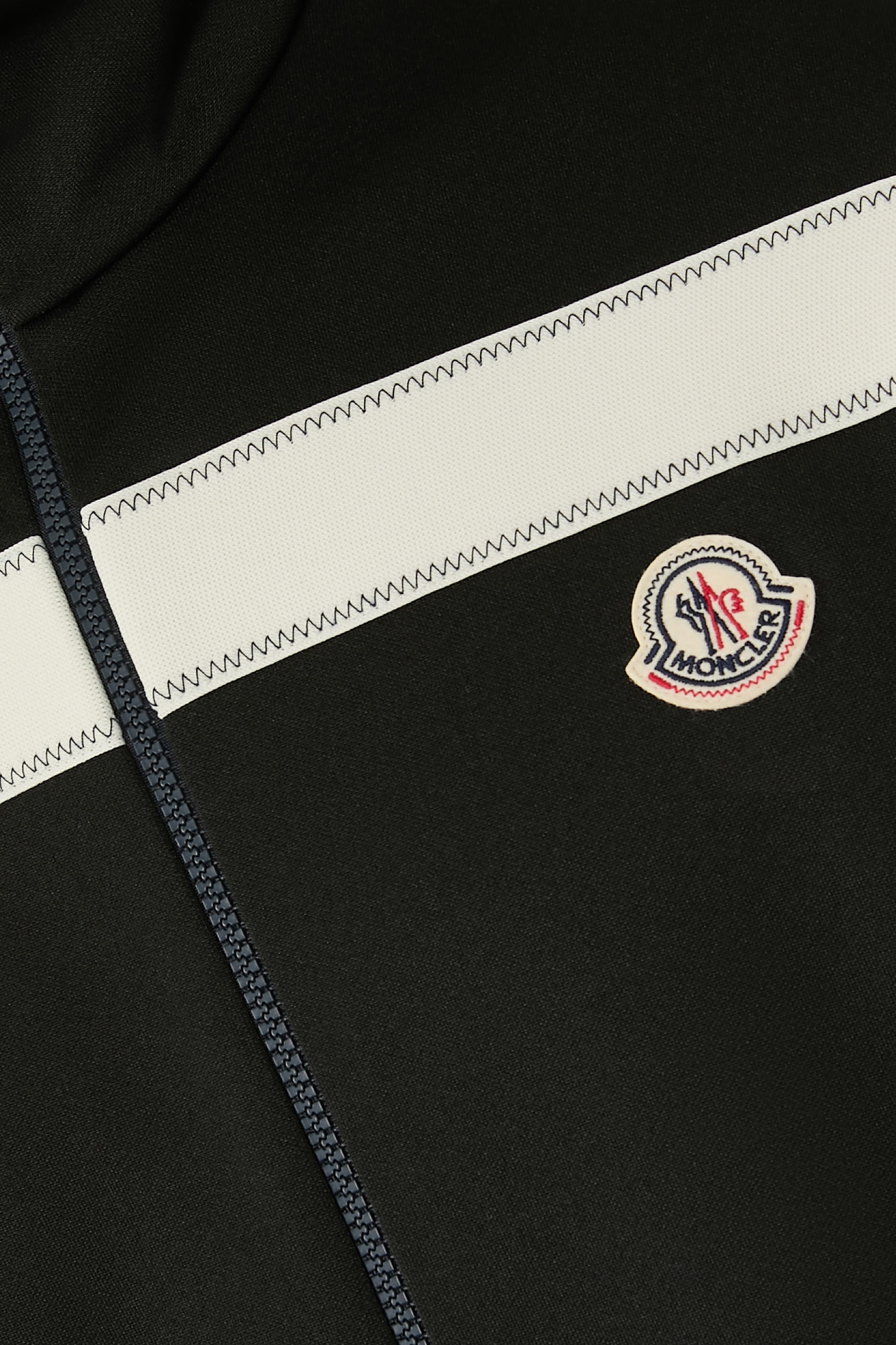 Track Jacket with Contrasting Panels 