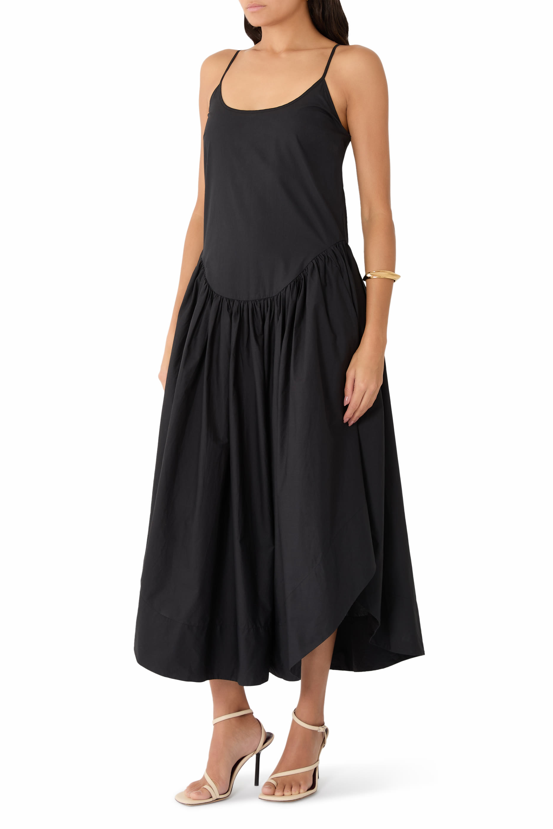  Ari Drop-Waist Asymmetrical Dress