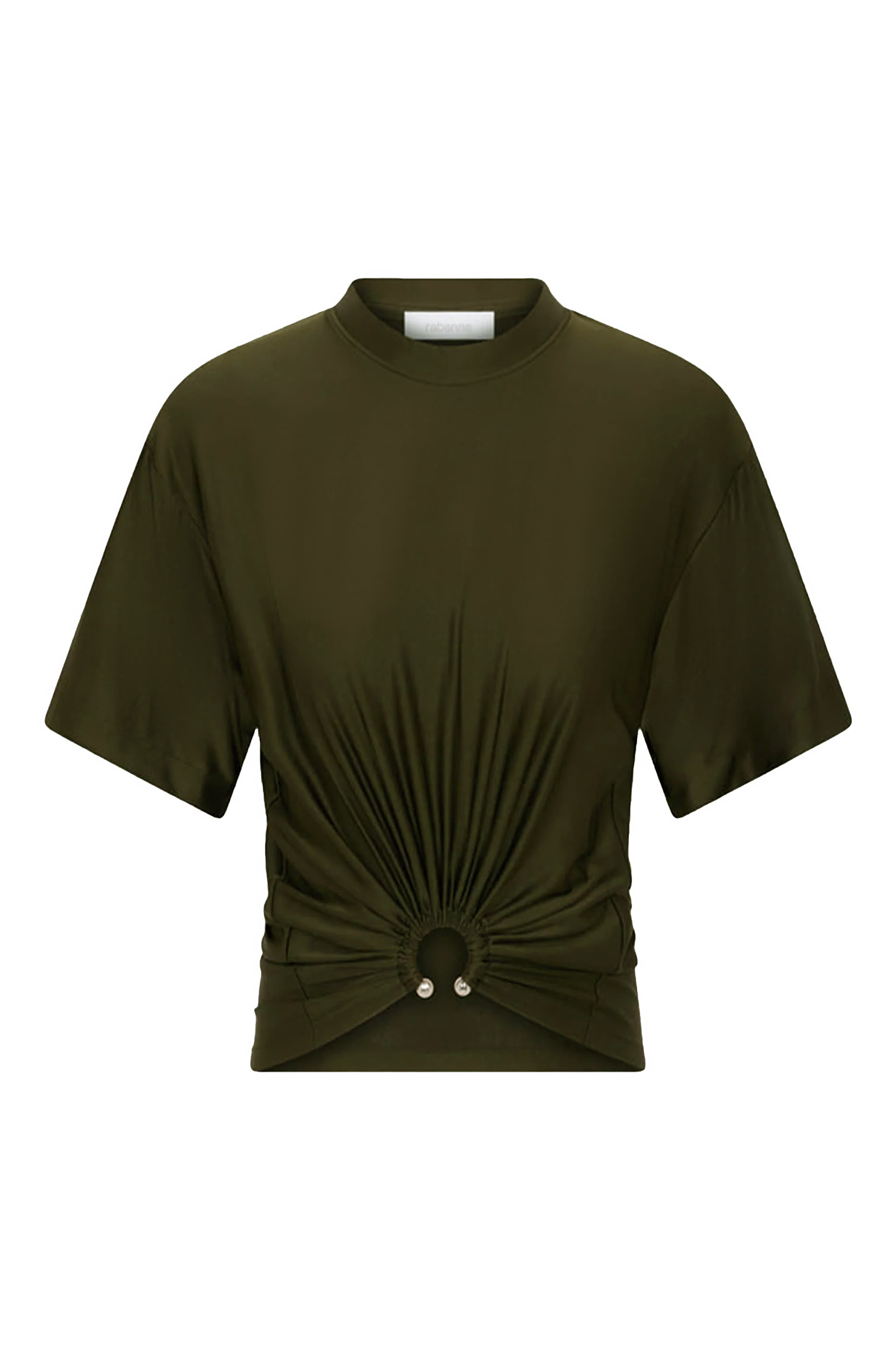 Cropped T-Shirt in Jersey