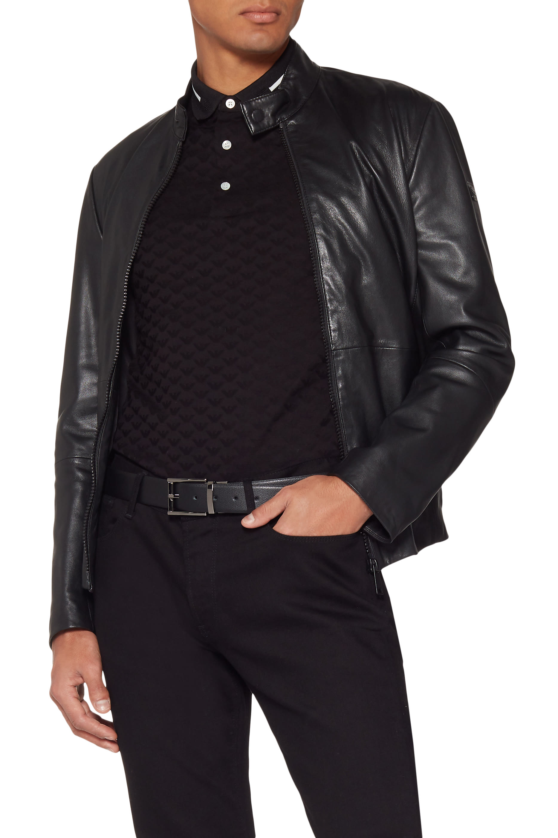 Reversible Leather Buckle Belt