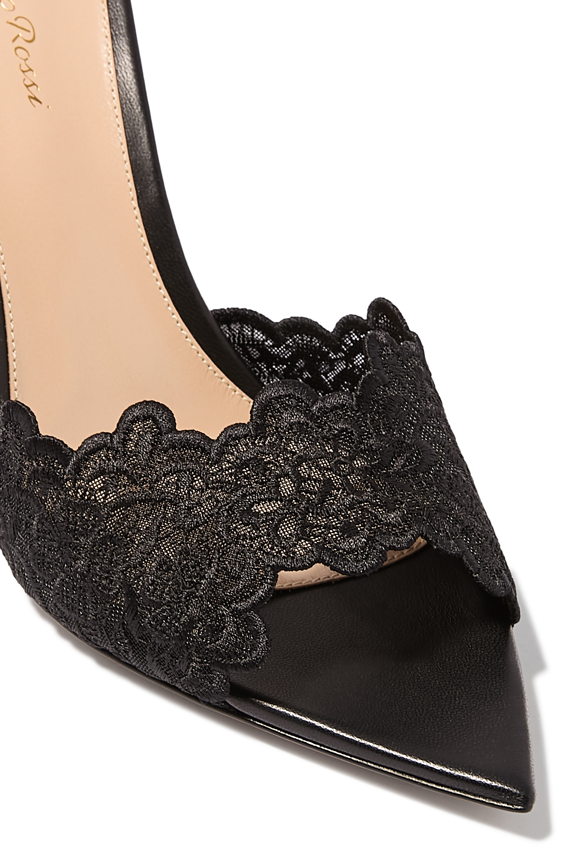 Yvonne 85 Lace Mules 