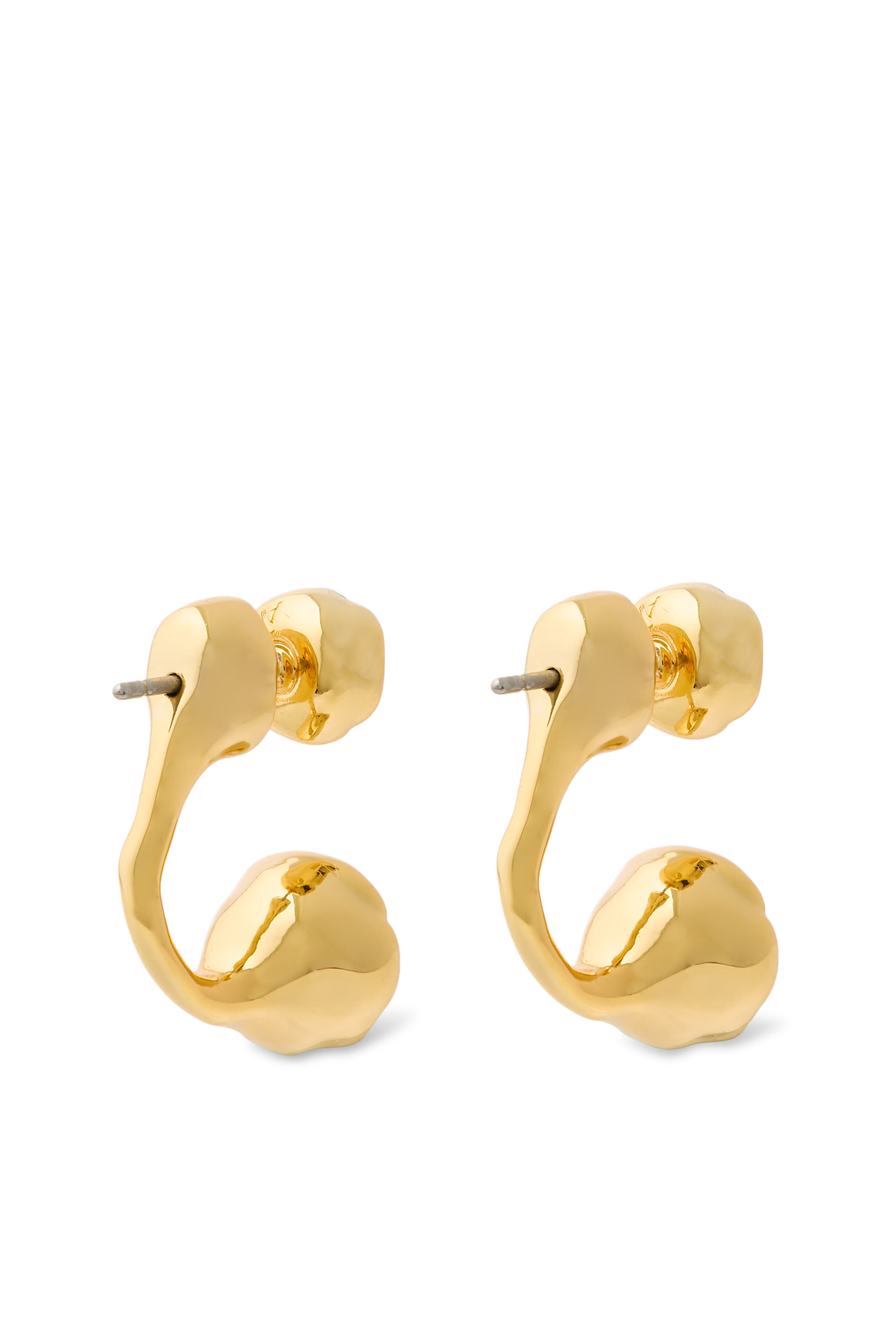  Asterales Molten Front Back Earrings