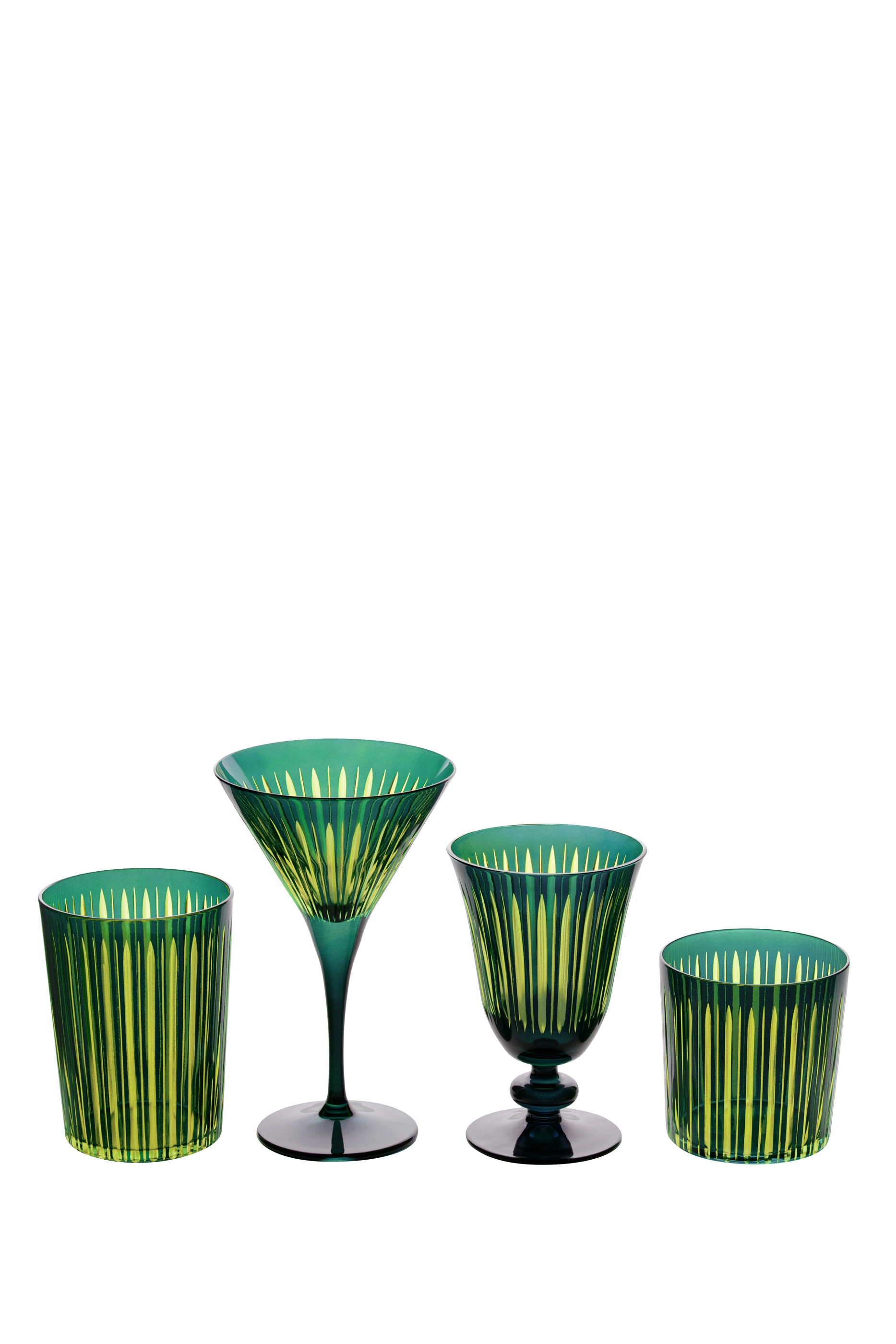 Prism Double Old Fashioned Glass, Set of 4