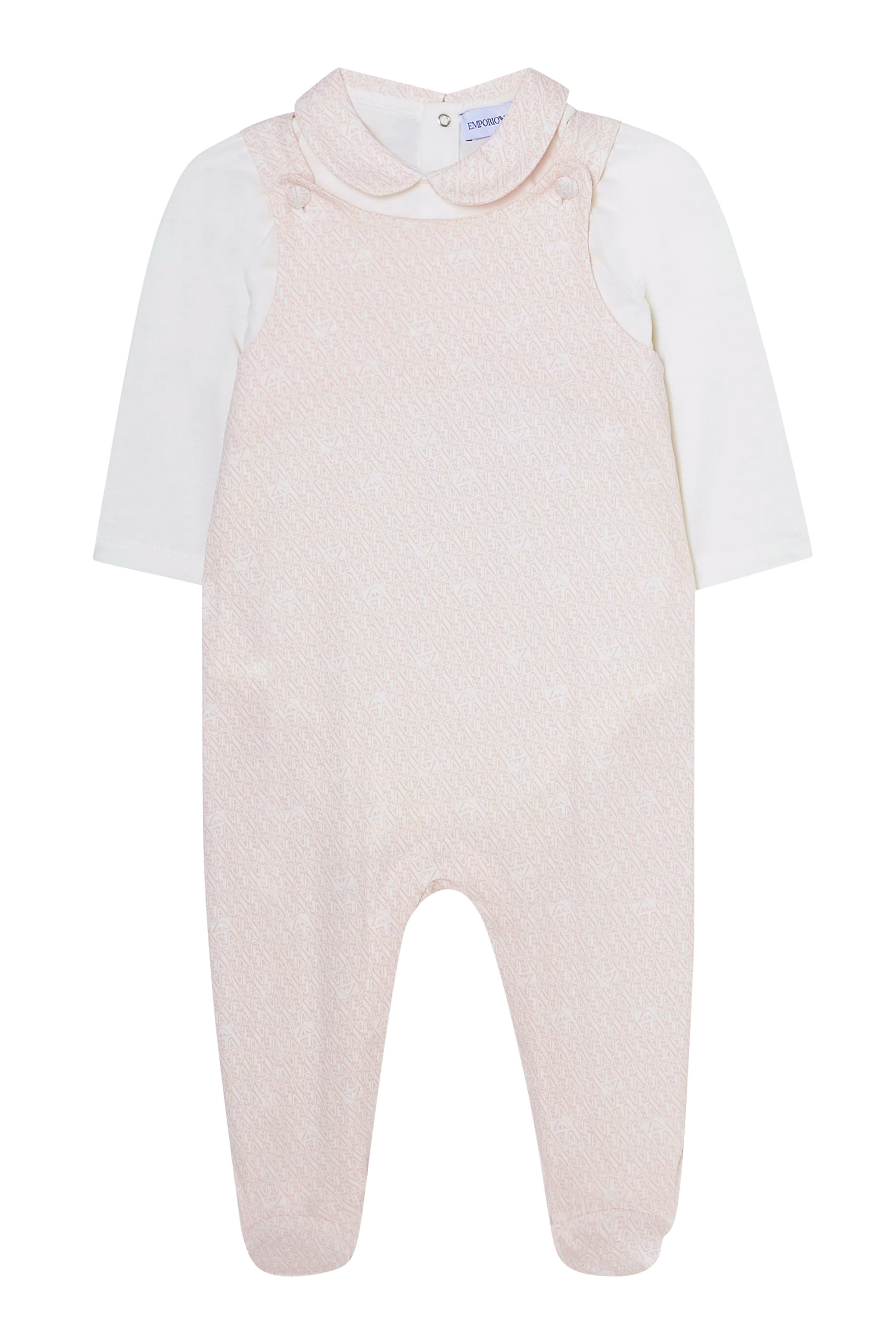 Kids Cotton Dungarees & Top Set