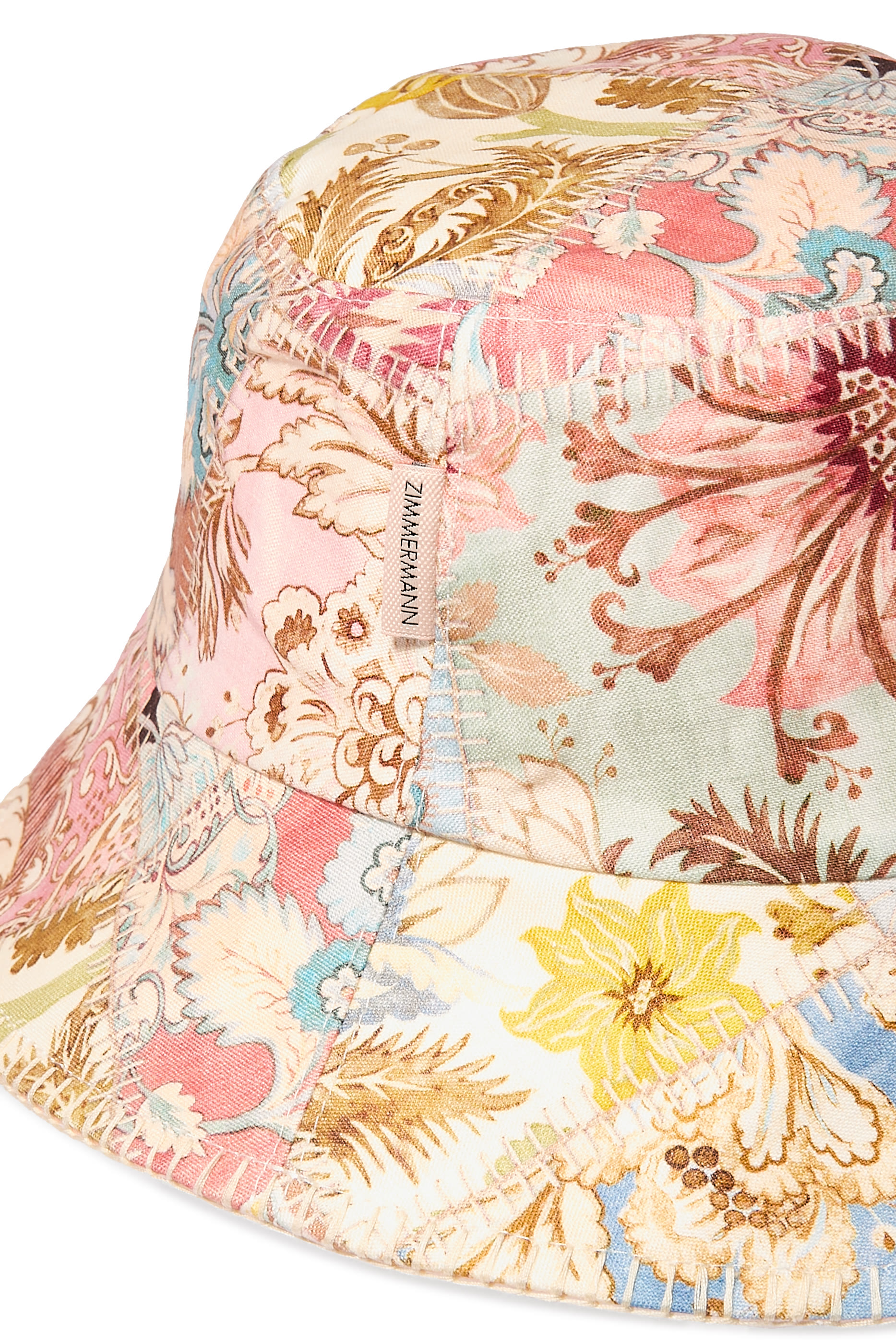 Printed Canvas Bucket Hat 