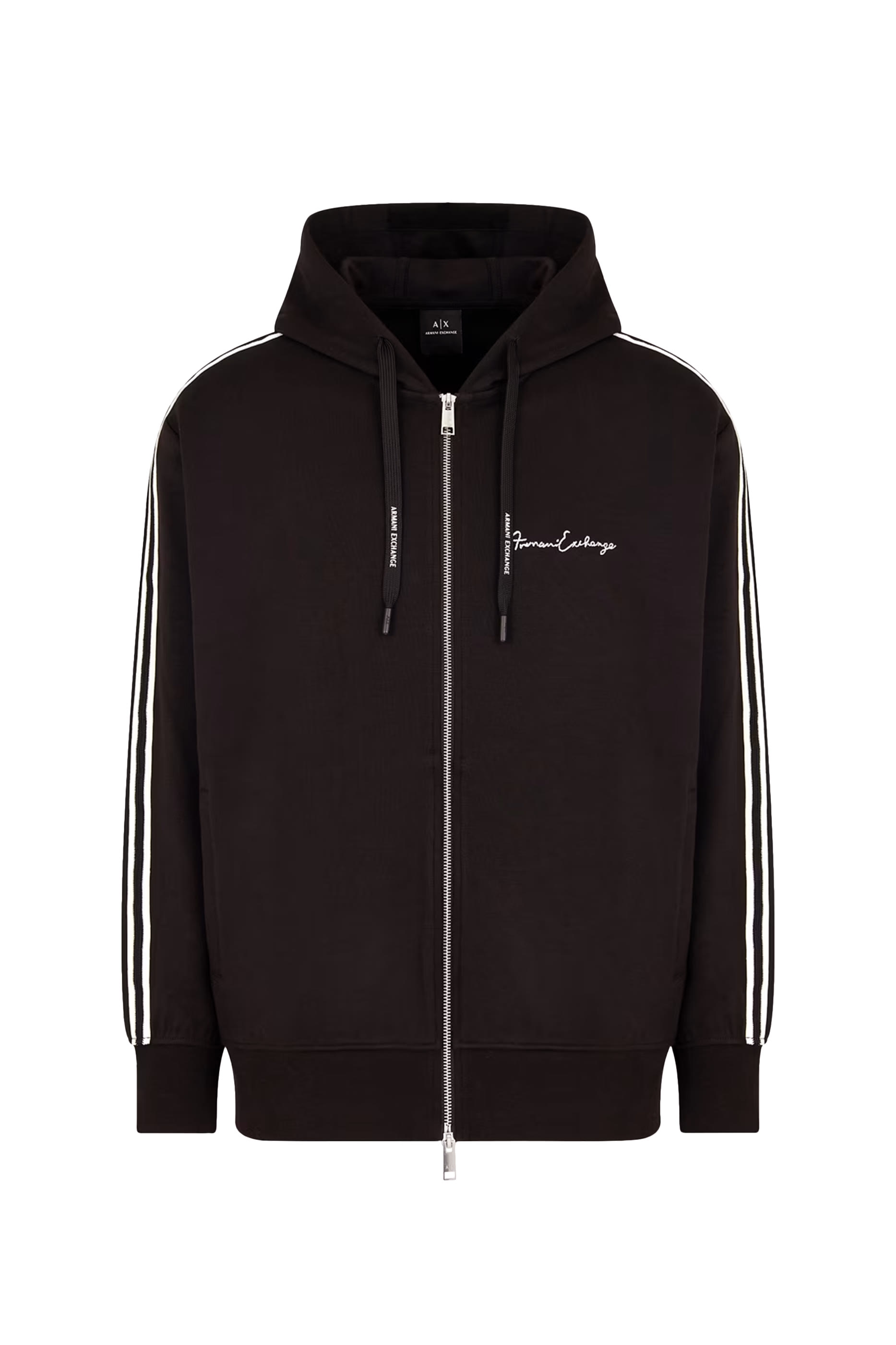 Logo Full-Zip Sleeve Bands Sweatshirt