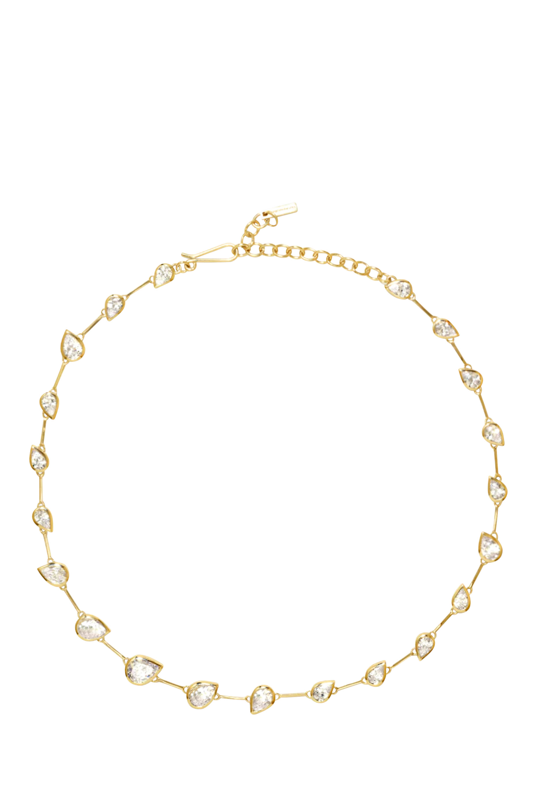 Myriad Necklace, Recycled Sterling Silver Plated in 18k Yellow Gold Vermeil &  Zirconia