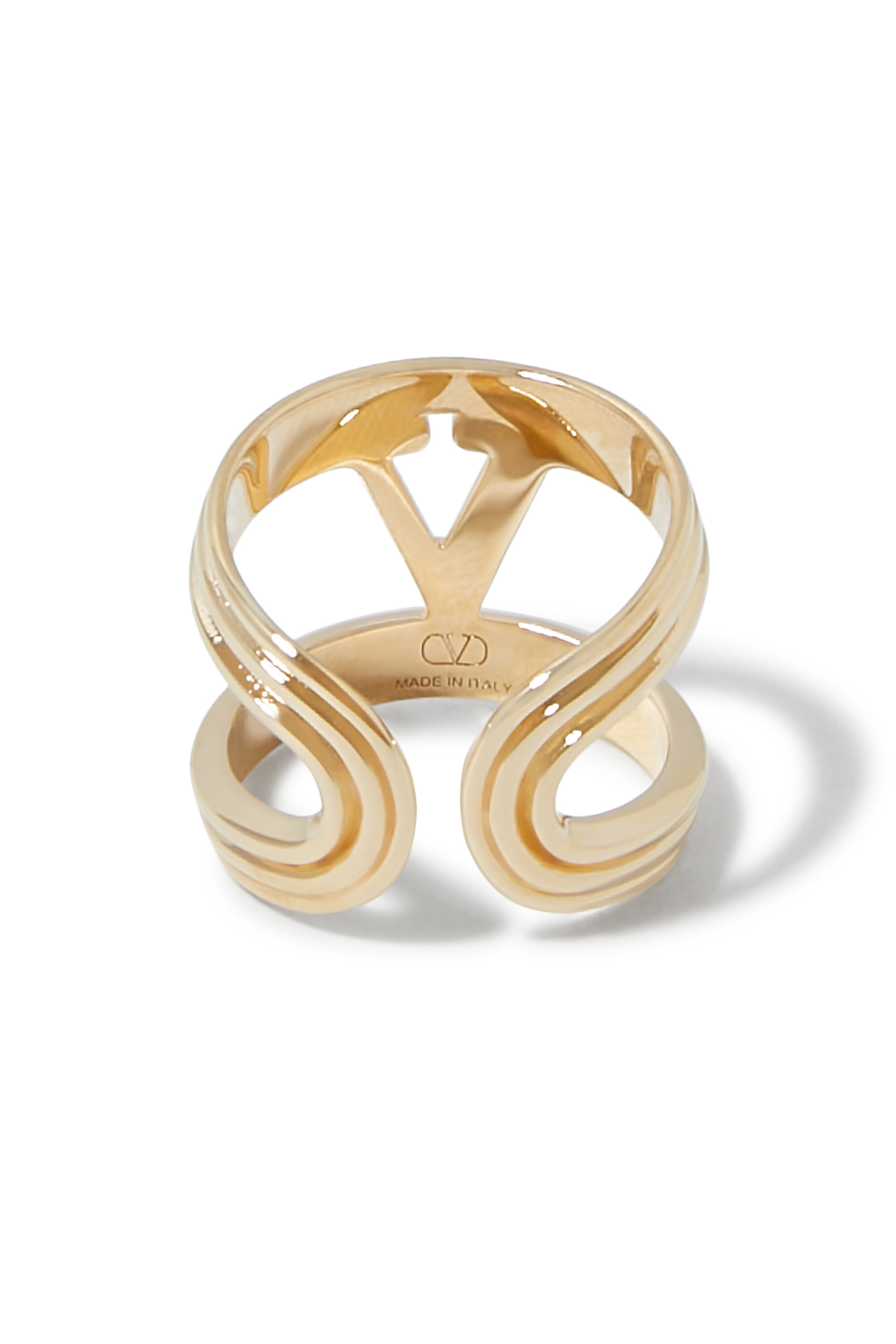  VLogo Signature Metal Ring