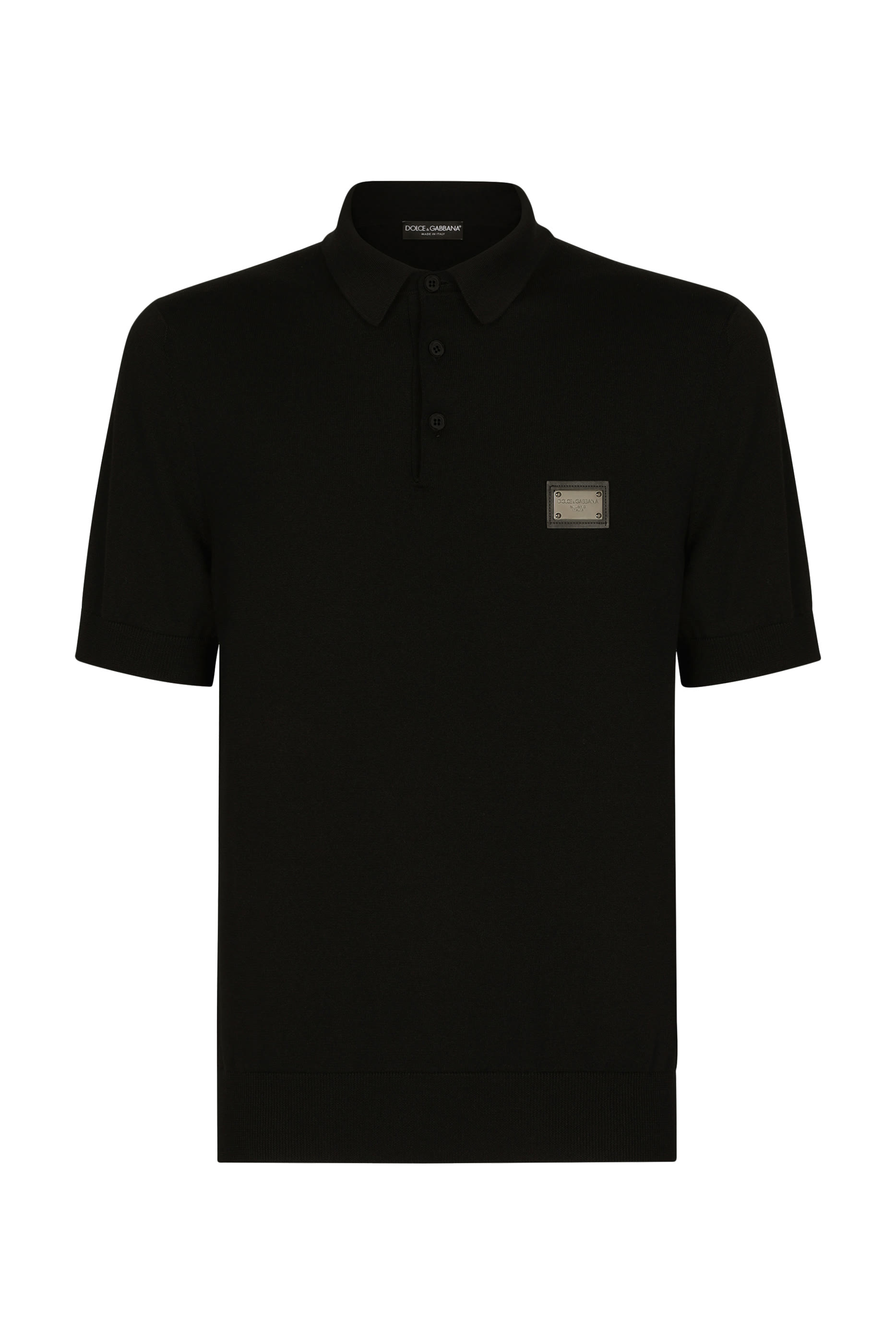 Logo Wool Polo Shirt