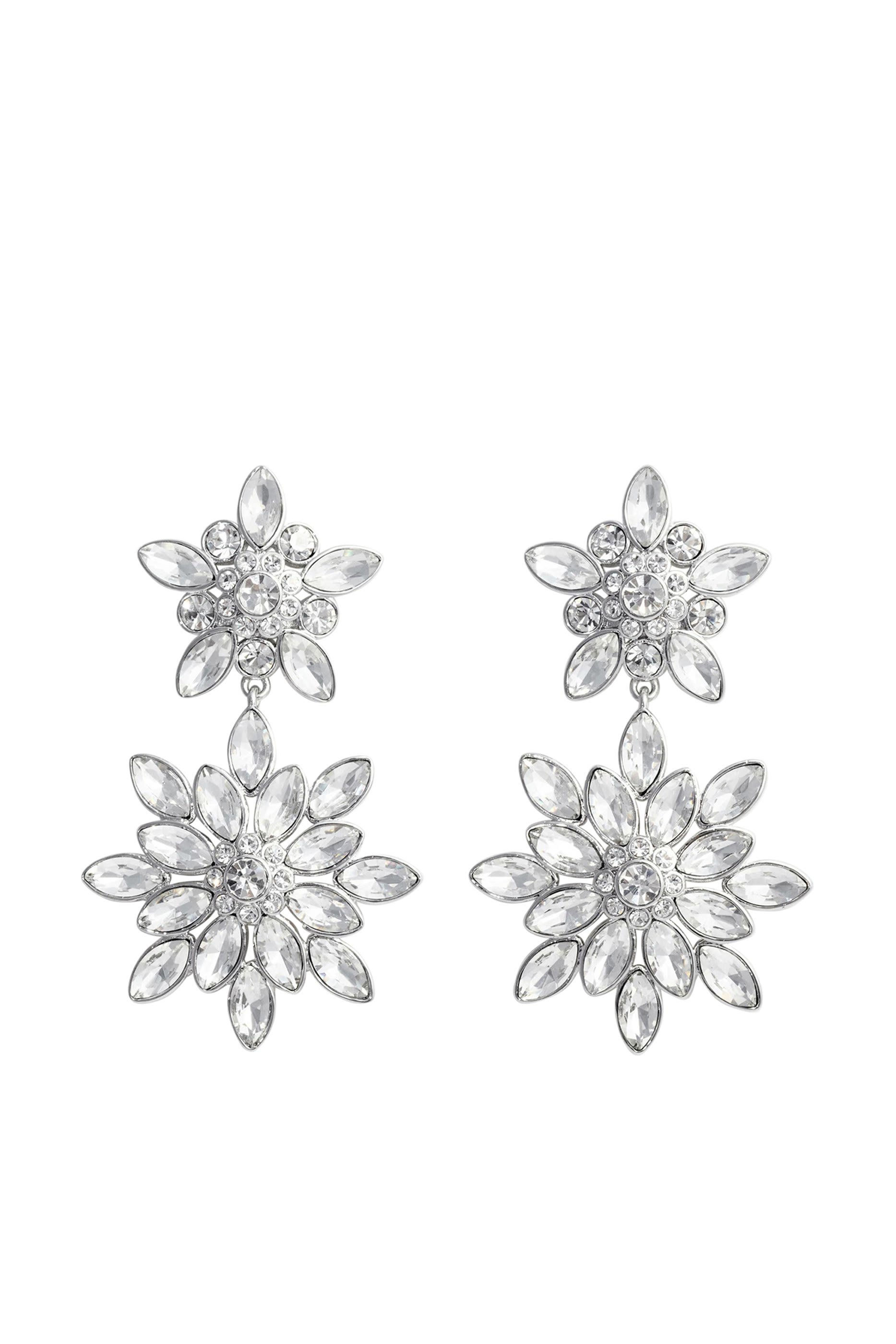 Crystal Tiered Earrings