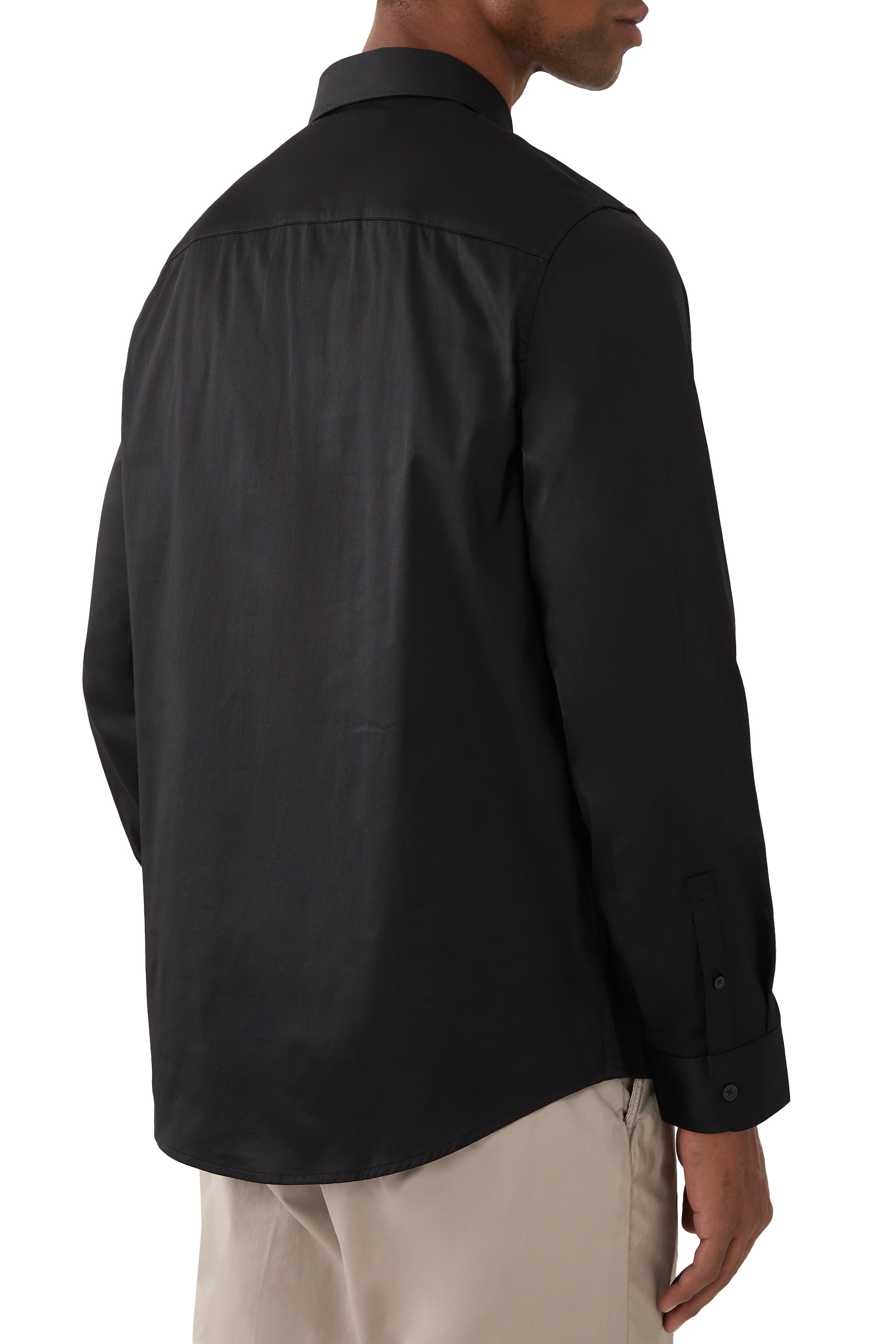 ASV Regular Fit Stretch Cotton Jersey Shirt