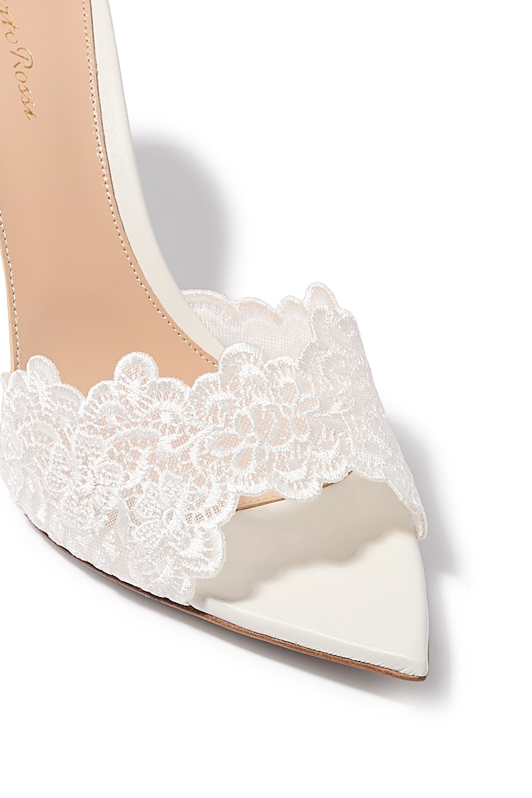 Yvonne 85 Lace Mules 