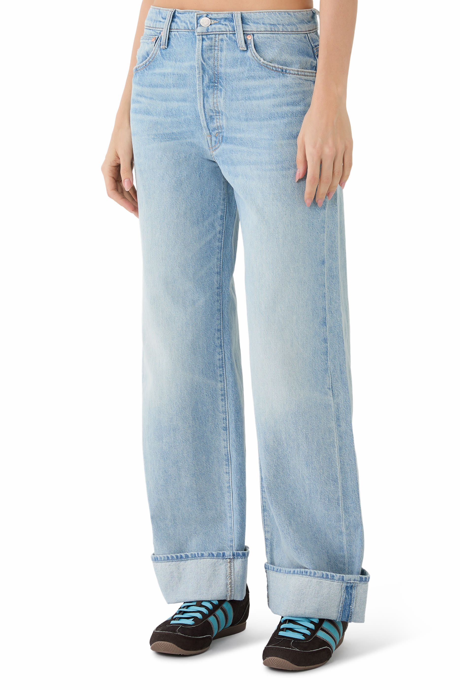 The Dodger Button Hover Cuff Jeans
