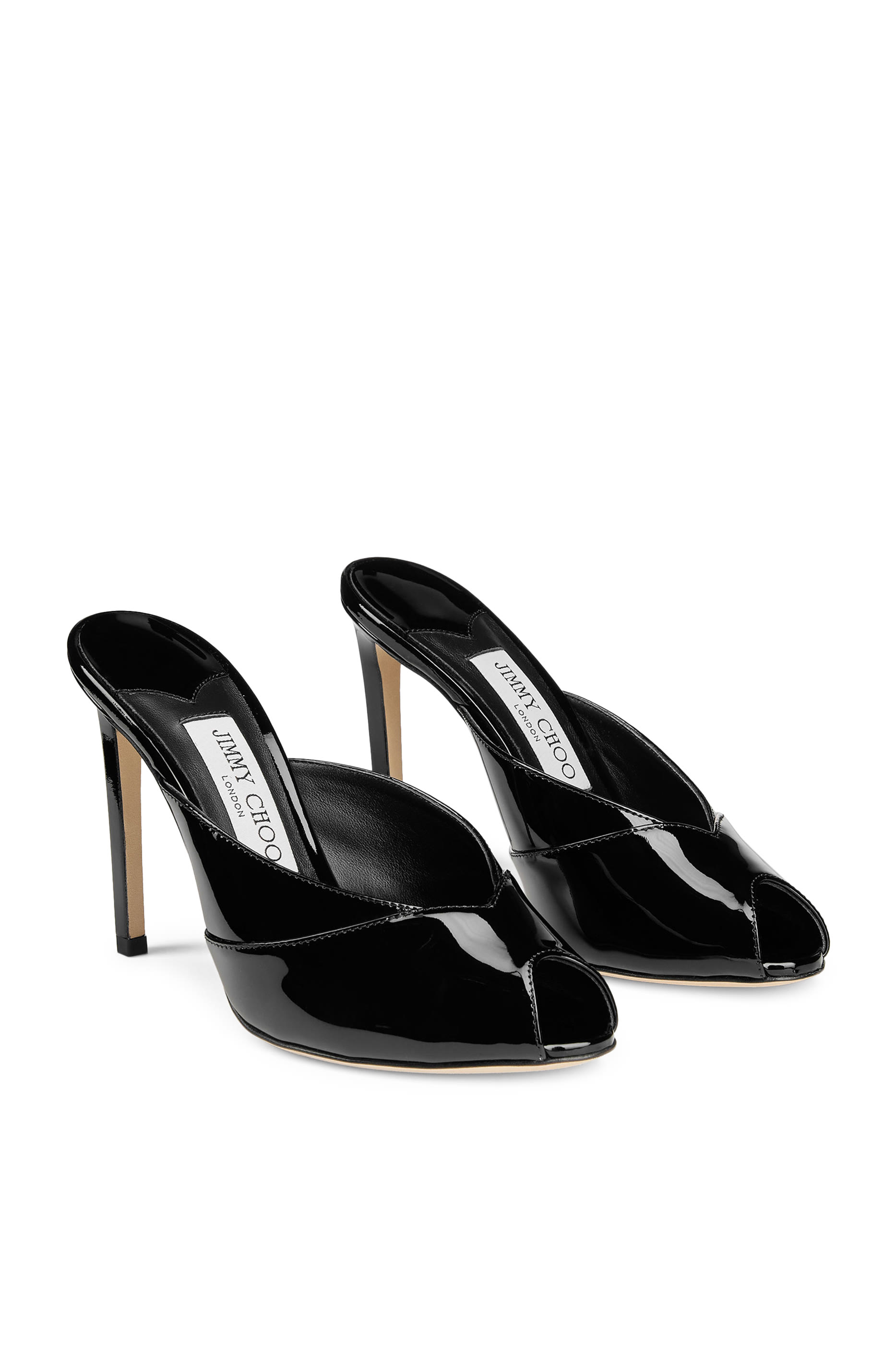 Brigitte 100 Patent Leather Mules