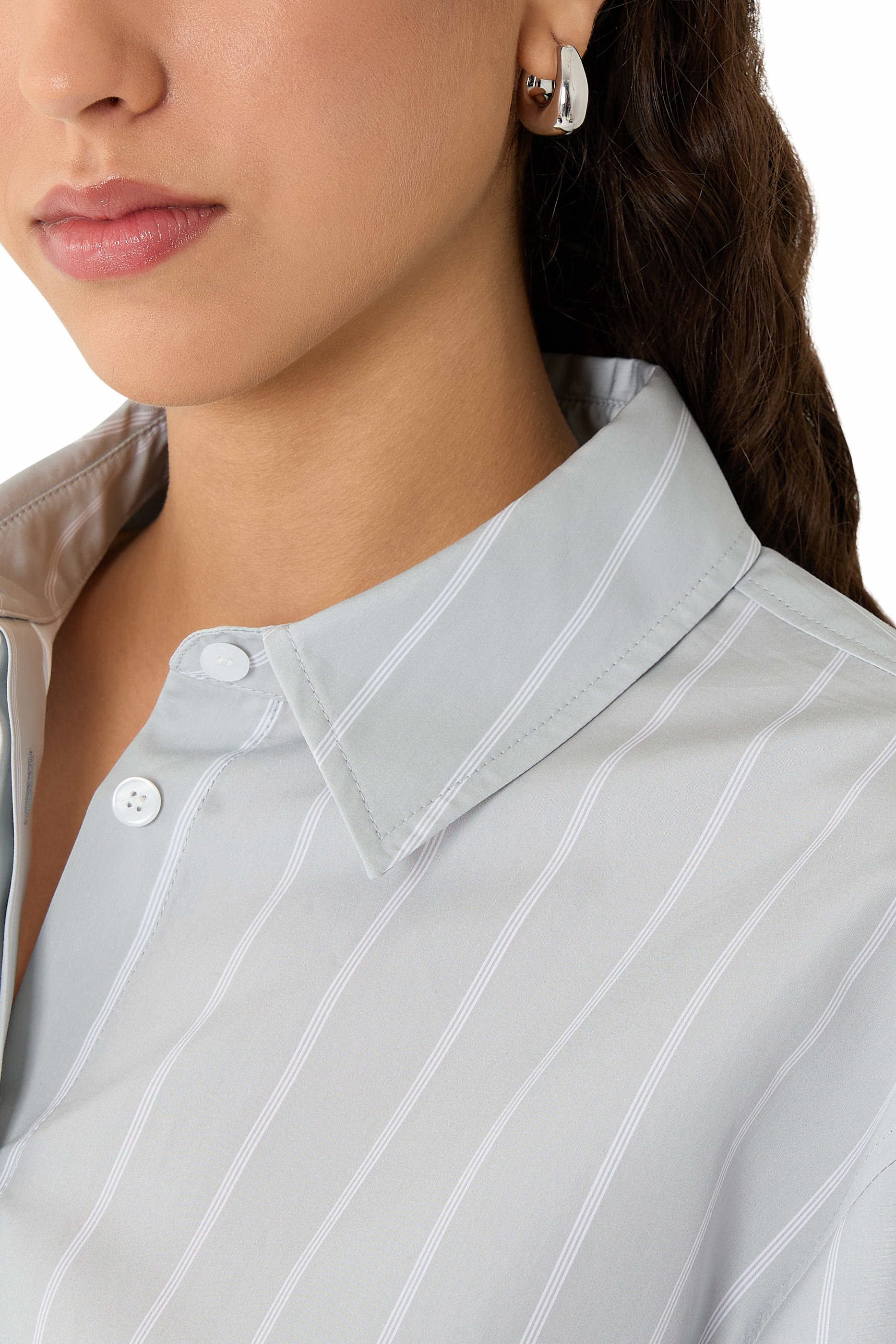 Sculptural Chubby Small Hoop Earrings