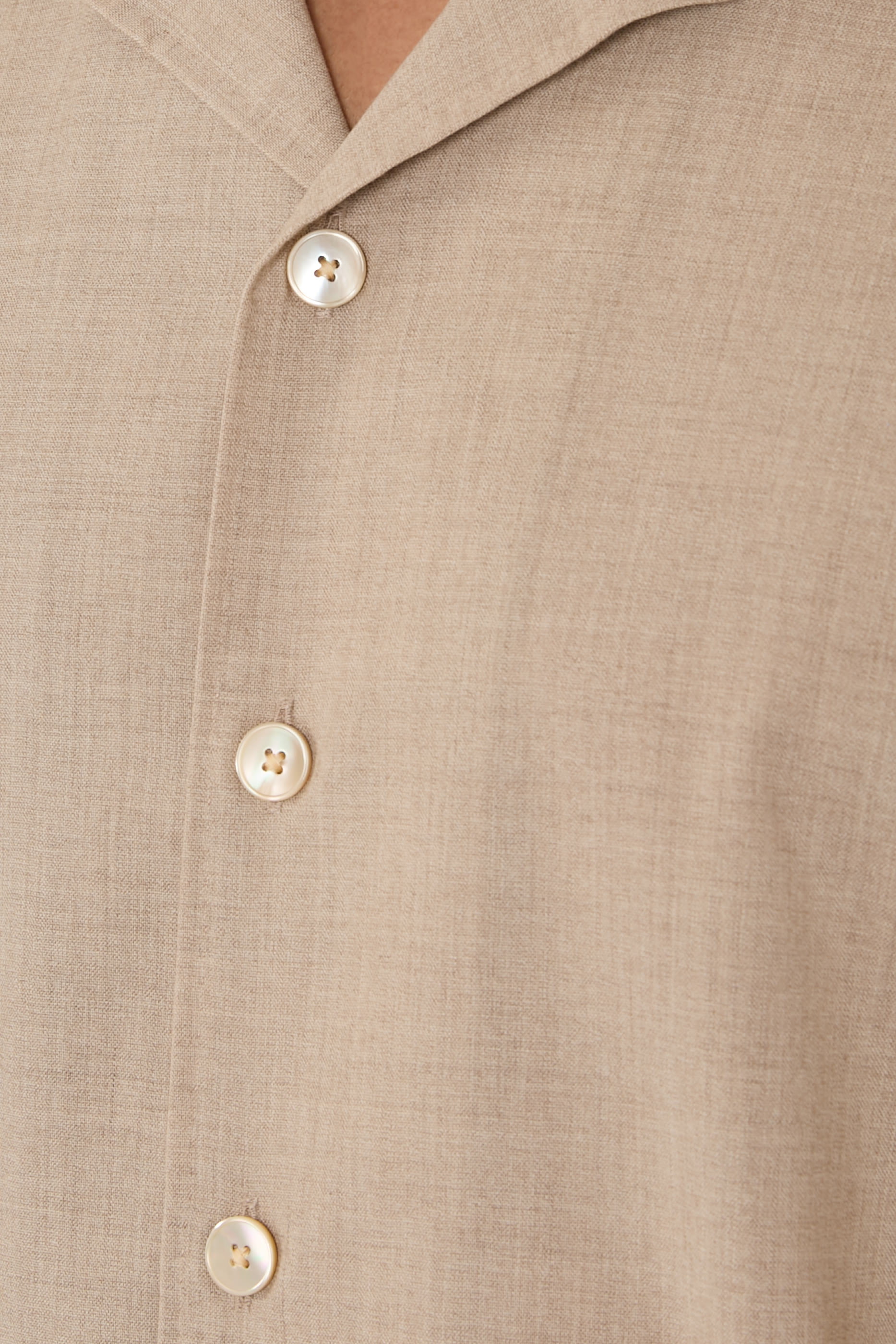 Summer Twist Cashmere Pora Half Sleeves Shirt