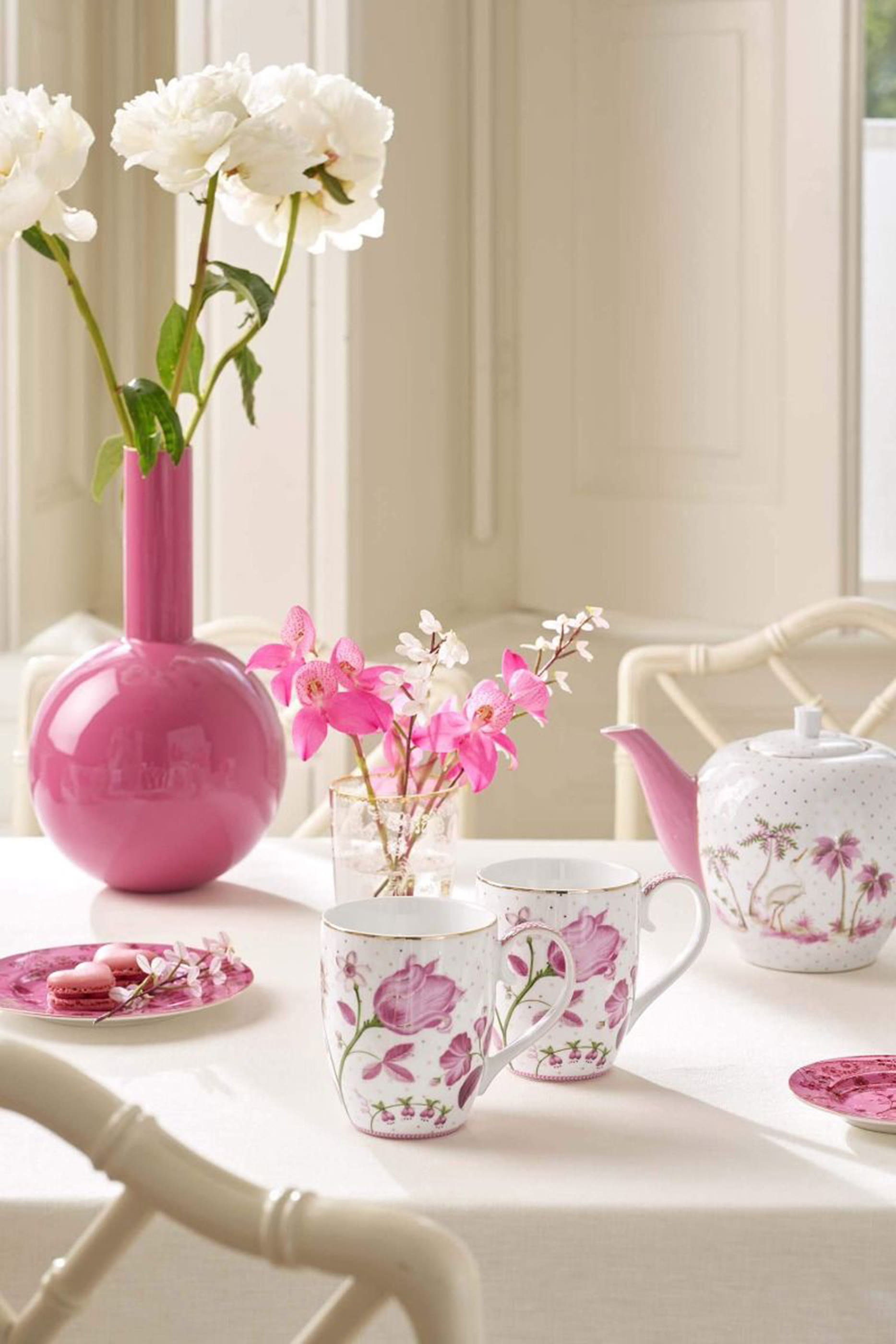 Jolie Tulip Mugs Set